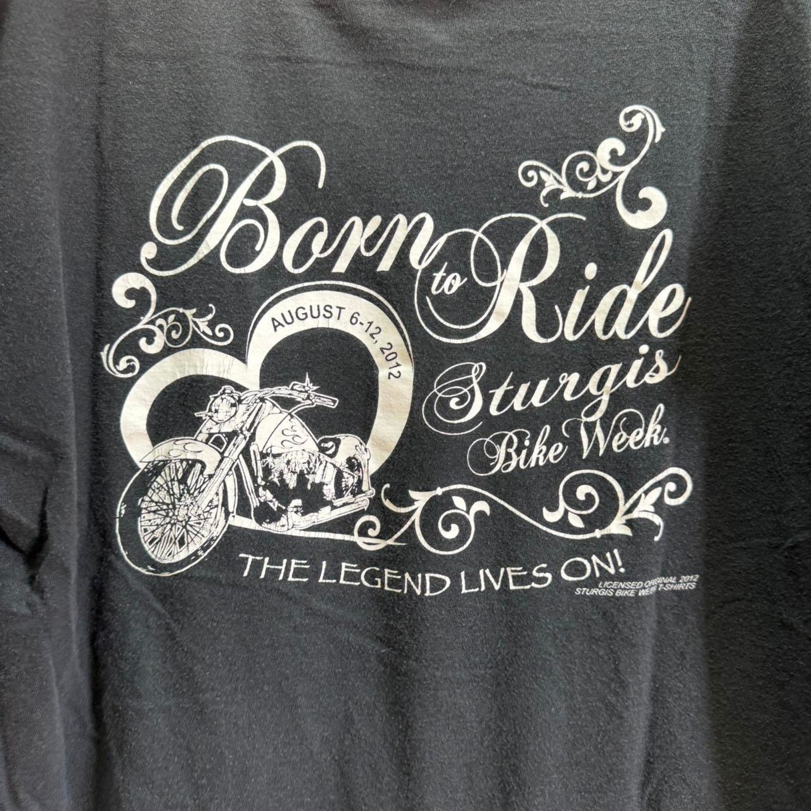 Vintage Vintage Y2K Black Hills Rally Biker T-Shirt Size US L / EU 52-54 / 3 - 6 Thumbnail