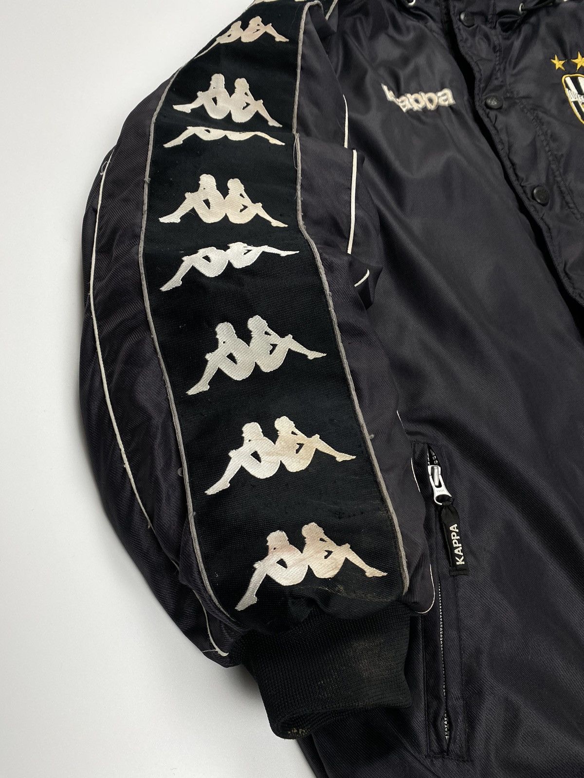 Kappa 🚨 Kappa GArA Juventus vintage 1996 jacket coat zip black Size US L / EU 52-54 / 3 - 4 Thumbnail