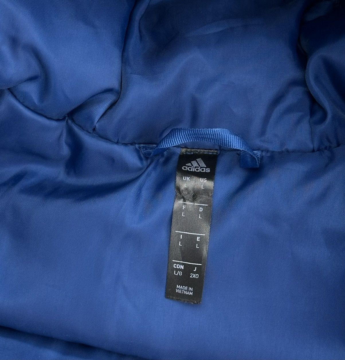 Adidas Adidas FC Arsenal Down Jacket Hooded Blue/Black/Pink Size L Size US L / EU 52-54 / 3 - 13 Thumbnail
