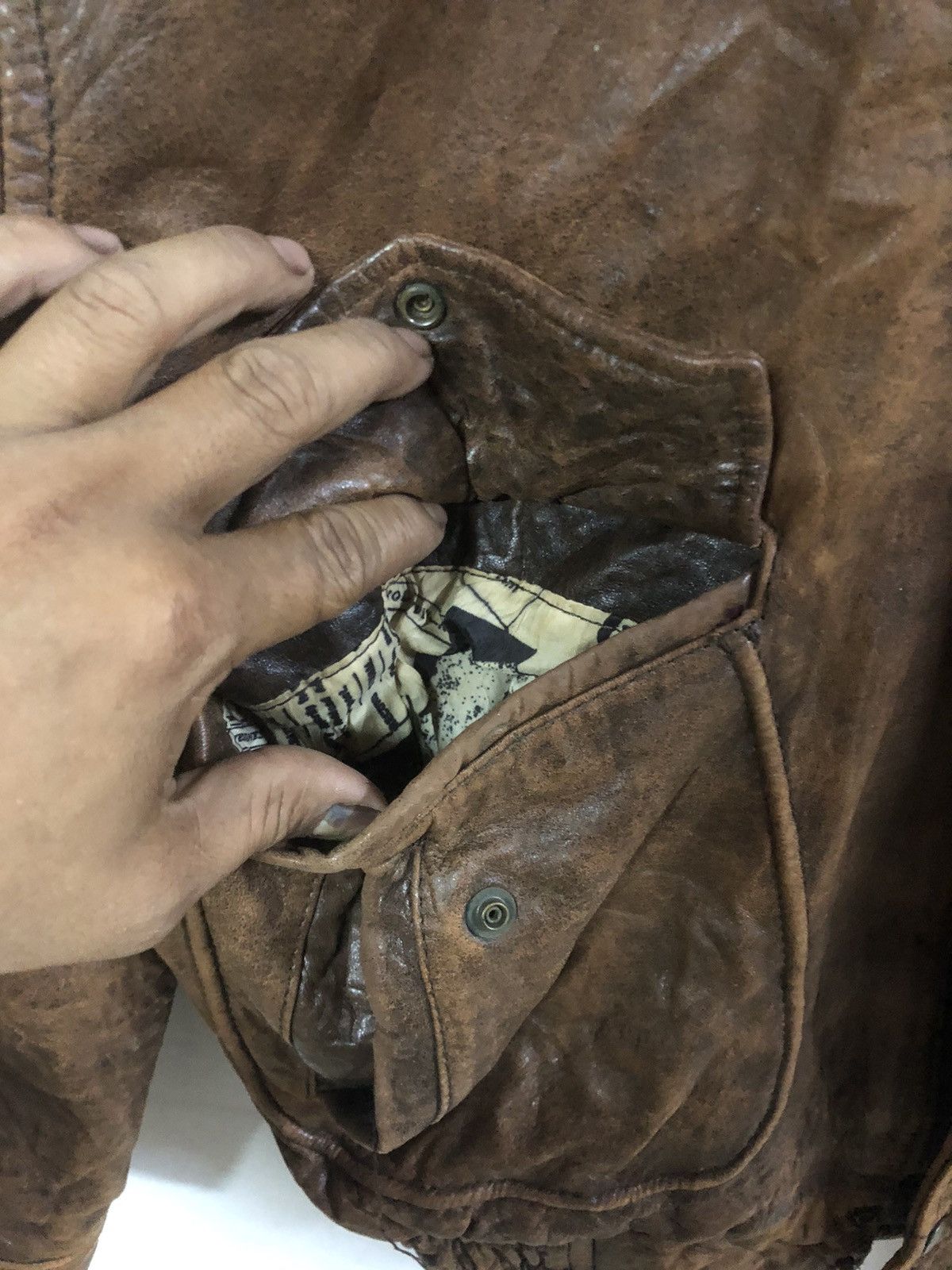 Japanese Brand × Vintage Vintage Mondick Leather Jacket Zipper Size US M / EU 48-50 / 2 - 6 Thumbnail