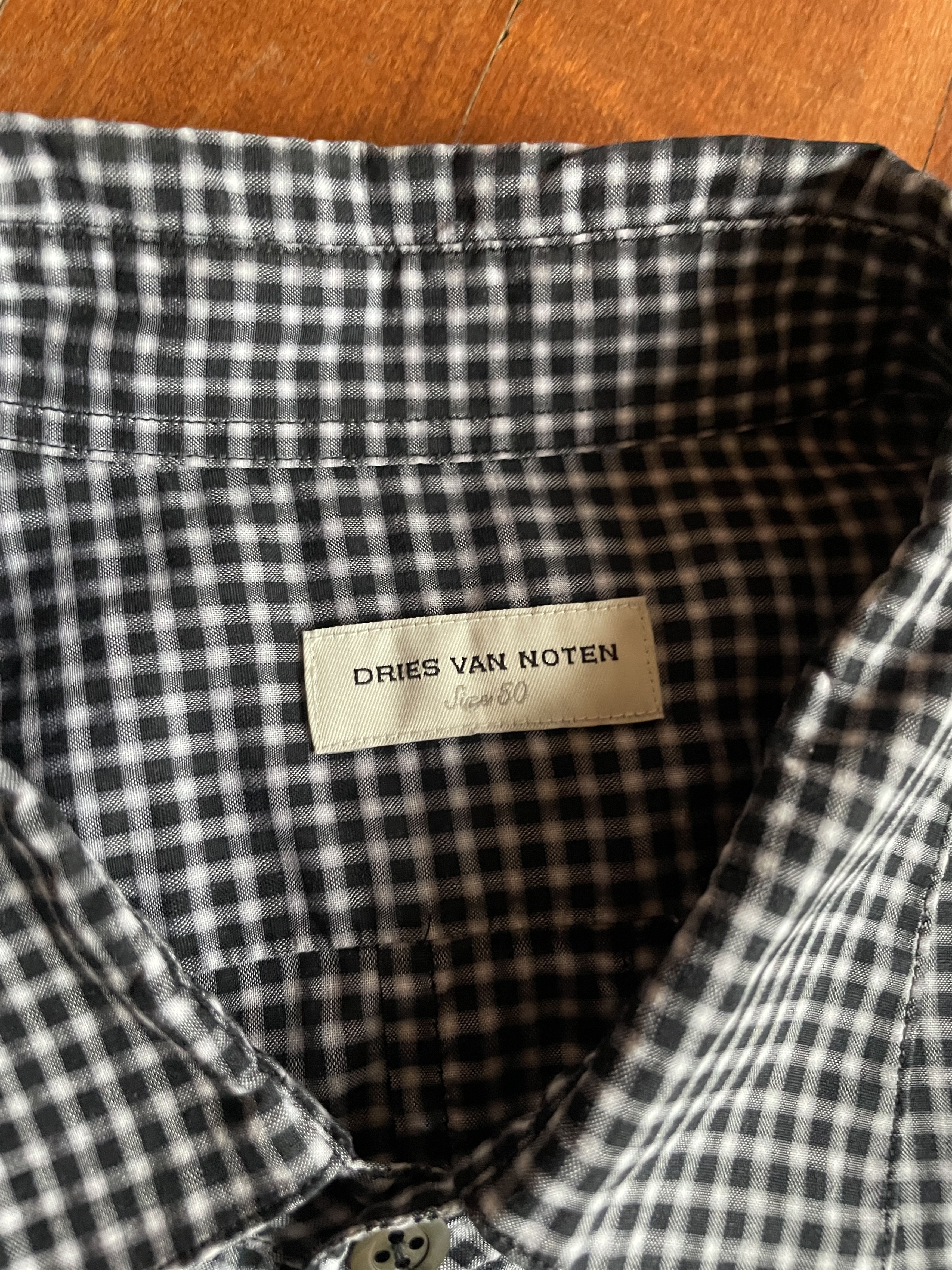 Dries Van Noten Dries Van Noten checkered short sleeve shirt Size US M / EU 48-50 / 2 - 2 Thumbnail
