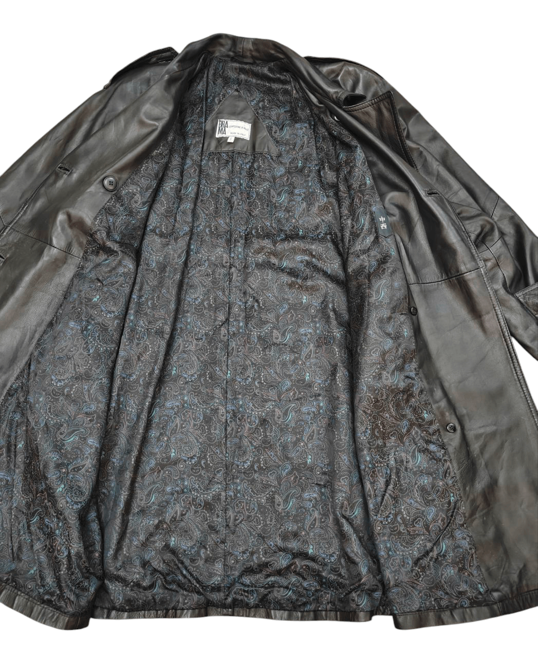 MR & MRS ITALY 💥LAST CALL💥 Brama Italian Leather Trench Coat Size US M / EU 48-50 / 2 - 6 Thumbnail