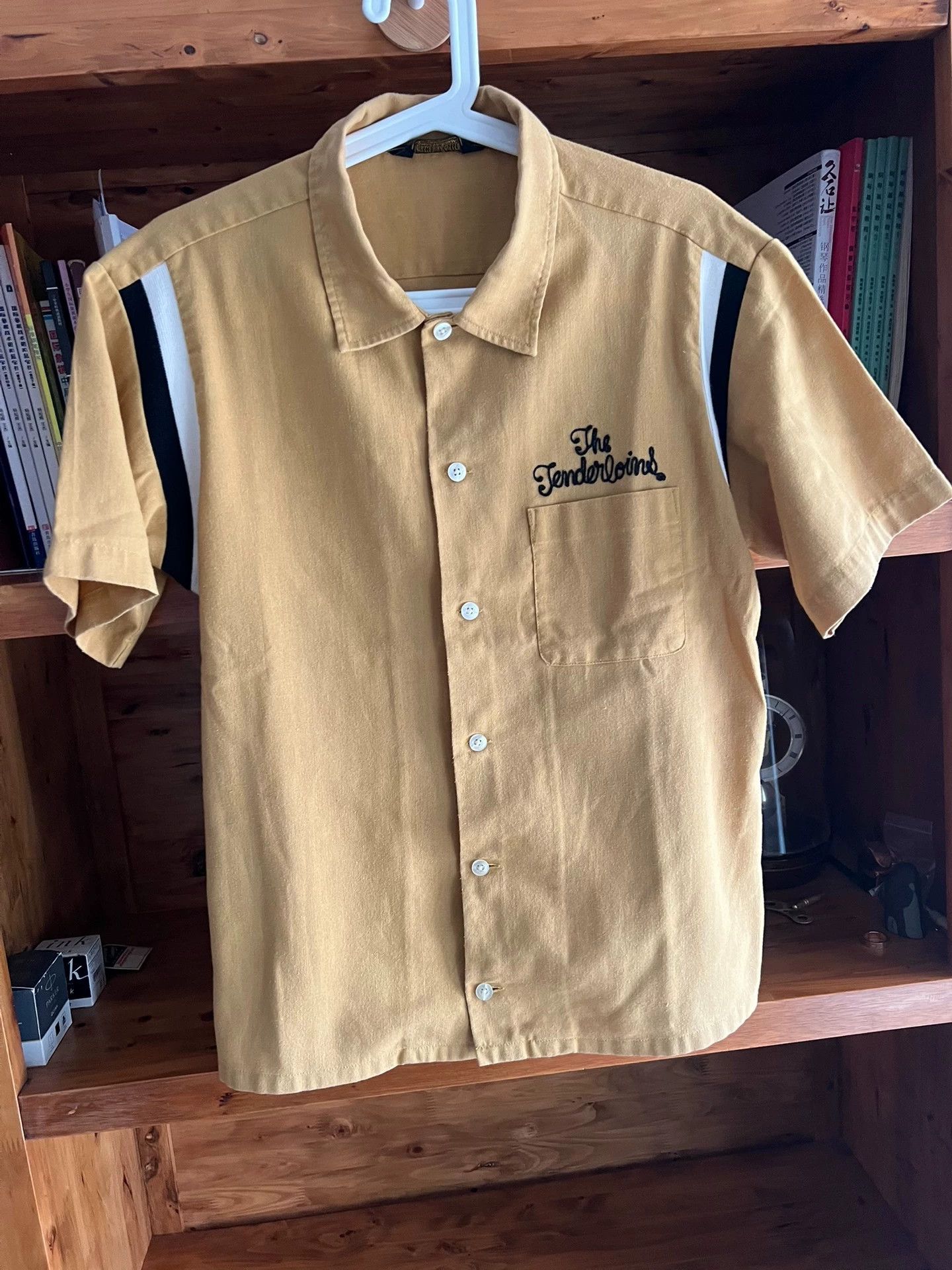 Tenderloin Tenderloin Yellow Short Sleeve Bowling Shirt Size S Size US S / EU 44-46 / 1 - 2 Thumbnail