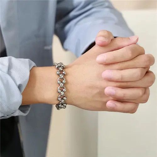 Jewelry Ball Bead Link Bracelet Size ONE SIZE - 2 Thumbnail