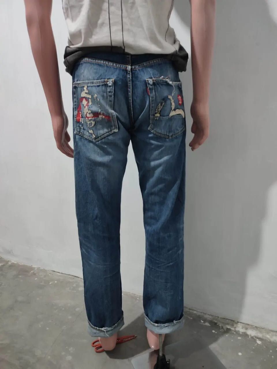Evisu Evisu Selvedge Distressed Jeans Denim Pants Size US 32 / EU 48 - 21 Thumbnail