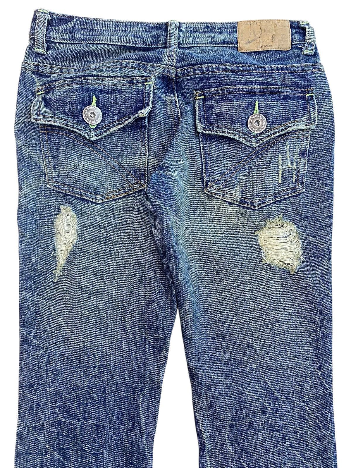 Japanese Brand Japanese Brand Ripped Style Flare Jeans Size US 28 / EU 44 - 4 Thumbnail