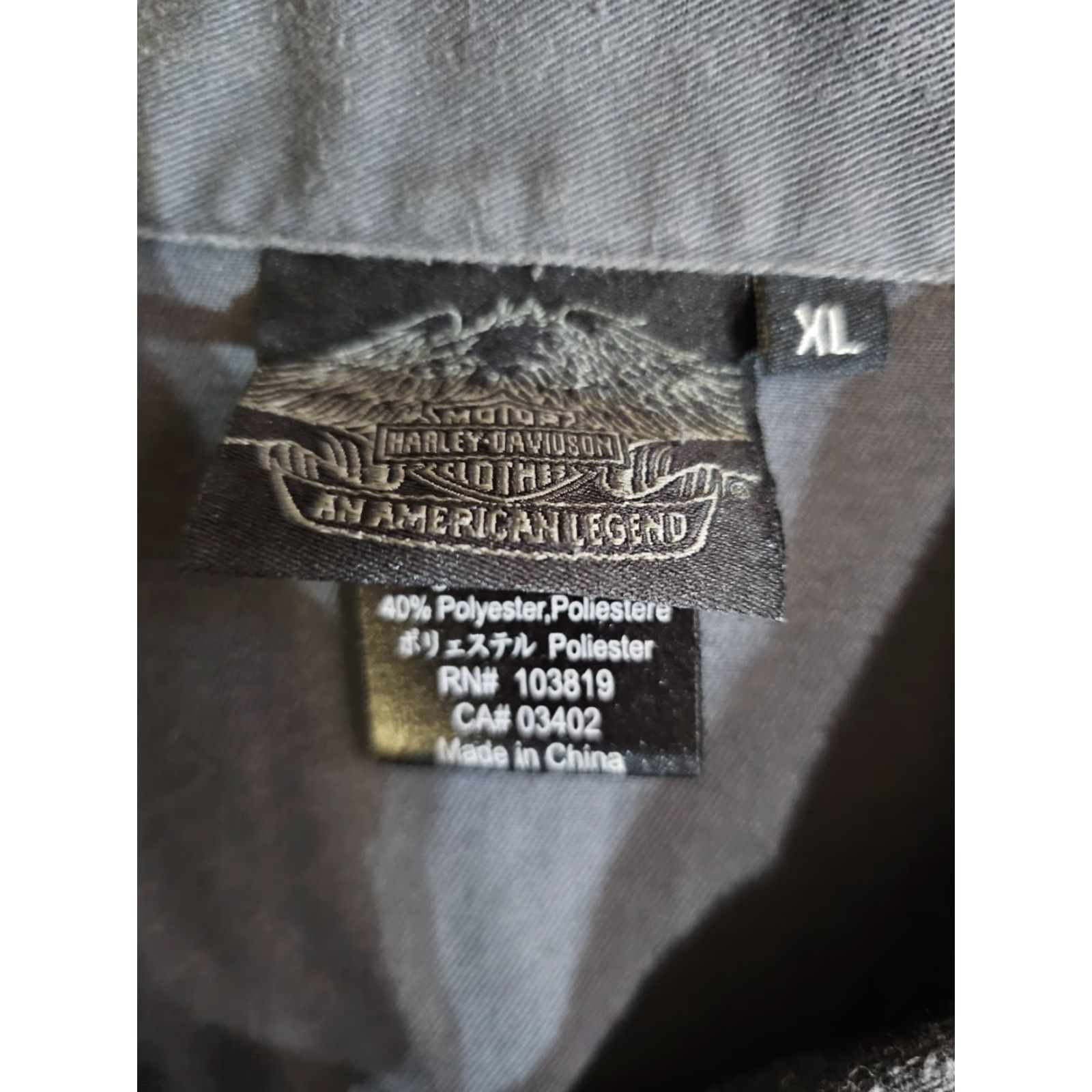 Harley Davidson VINTAGE not applicable. (Oops) Size US XL / EU 56 / 4 - 7 Thumbnail
