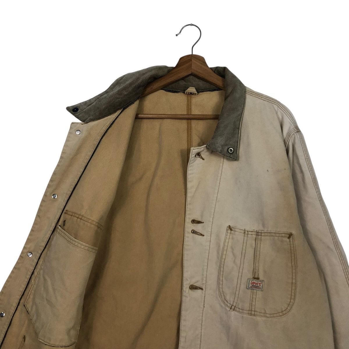 Levi's 🔥VINTAGE CHORE JACKET LEVI’S WORKERS SAN FRANCISCO DETROIT Size US M / EU 48-50 / 2 - 14 Thumbnail