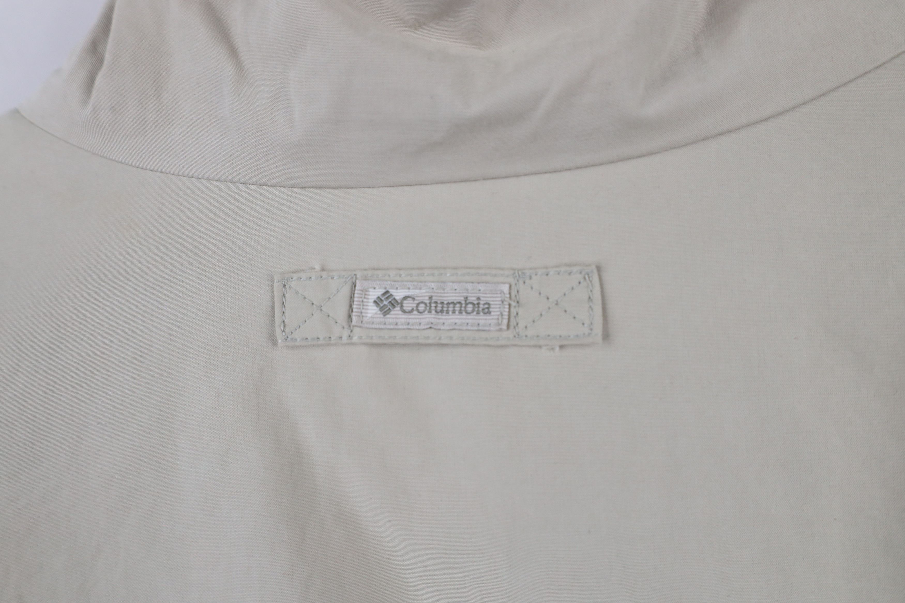 Columbia × Vintage Vintage 90s Columbia Lined Full Zip Bomber Jacket Beige Size US XL / EU 56 / 4 - 11 Thumbnail