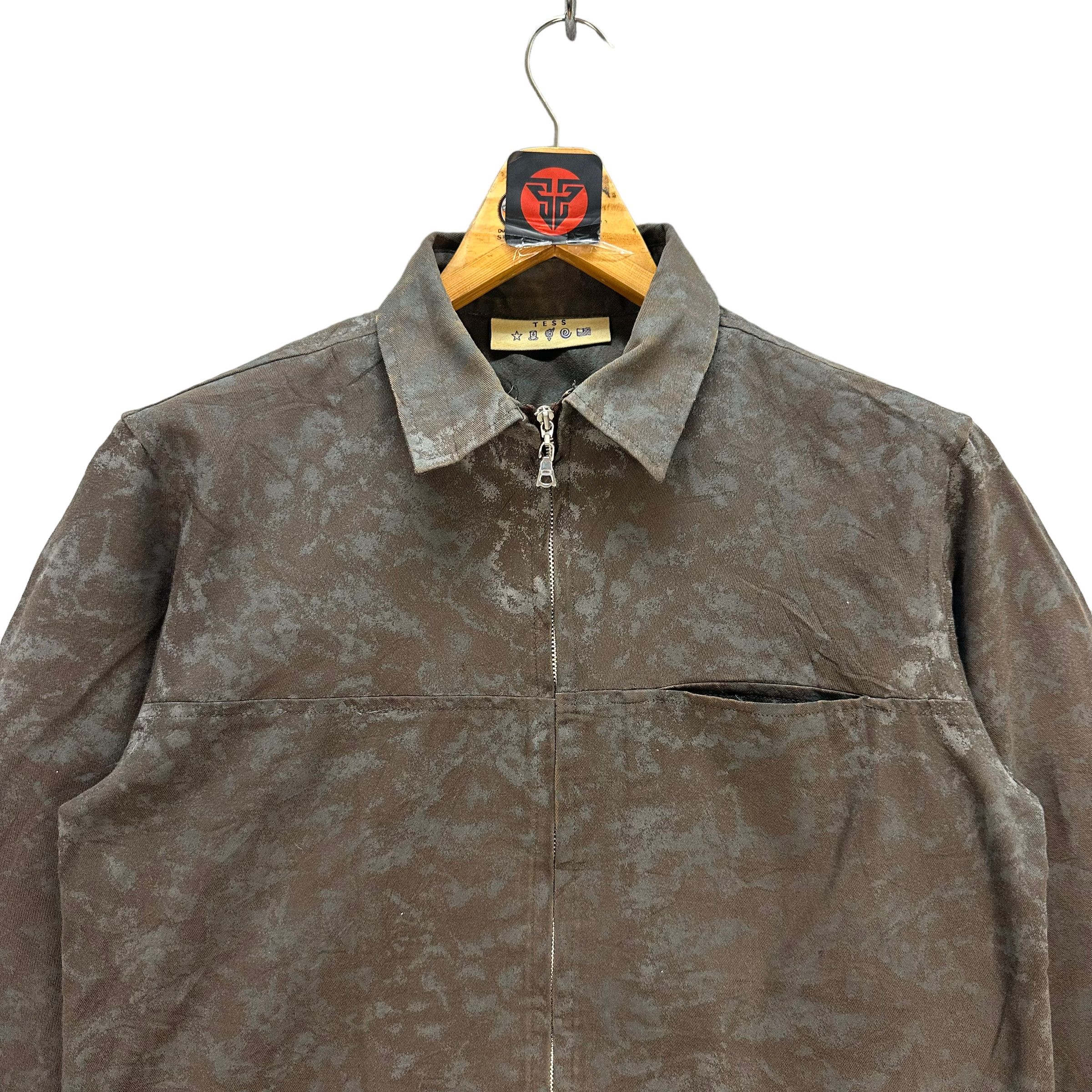 Japanese Brand TESS MADE IN JAPAN NICE DESIGN CASUAL JACKET #7486-148 Size US M / EU 48-50 / 2 - 2 Thumbnail