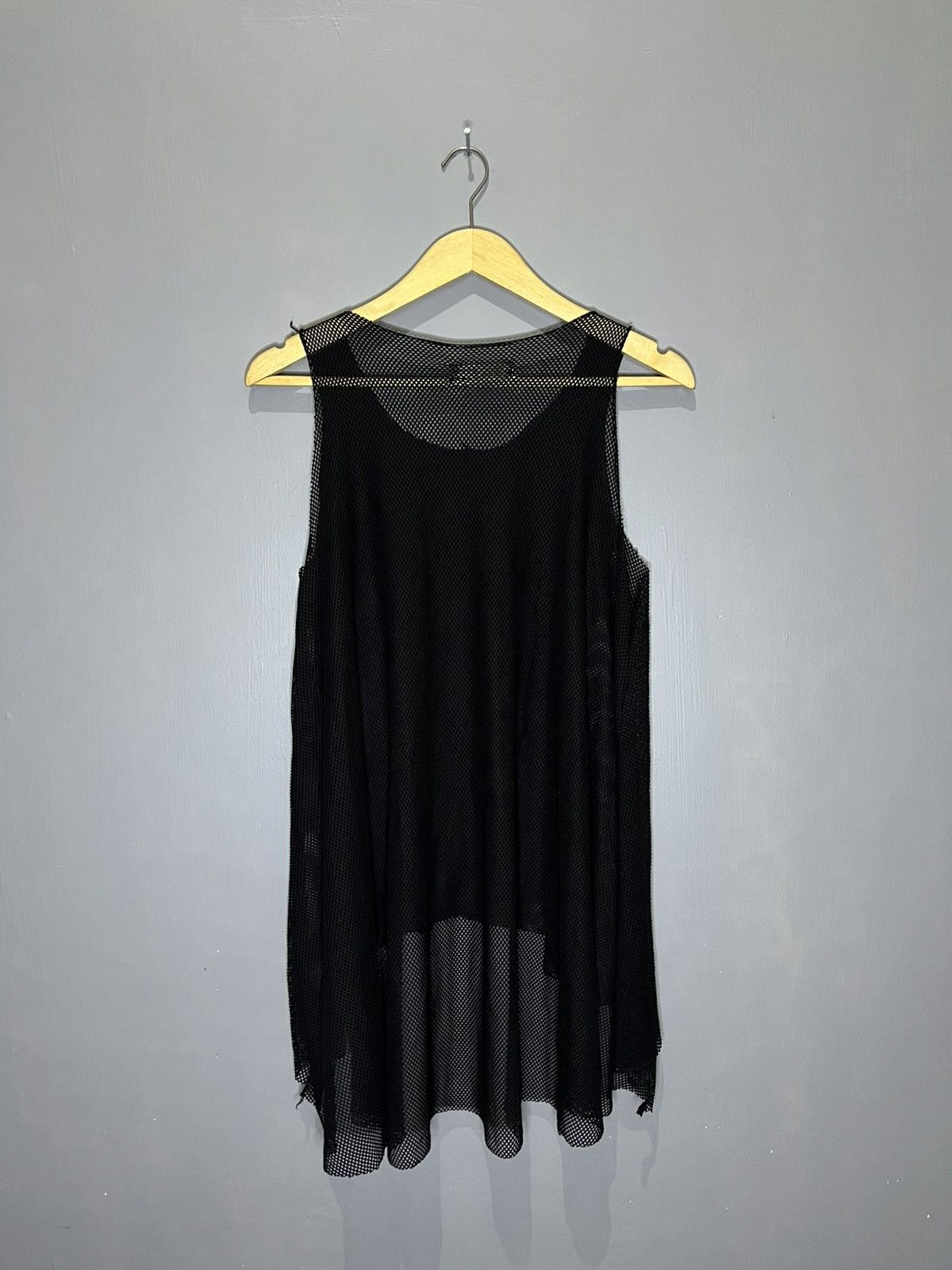 Designer × Japanese Brand × Yohji Yamamoto Japanese Brand Asymmetrical Punk Tank Top Size L / US 10 / IT 46 - 3 Thumbnail