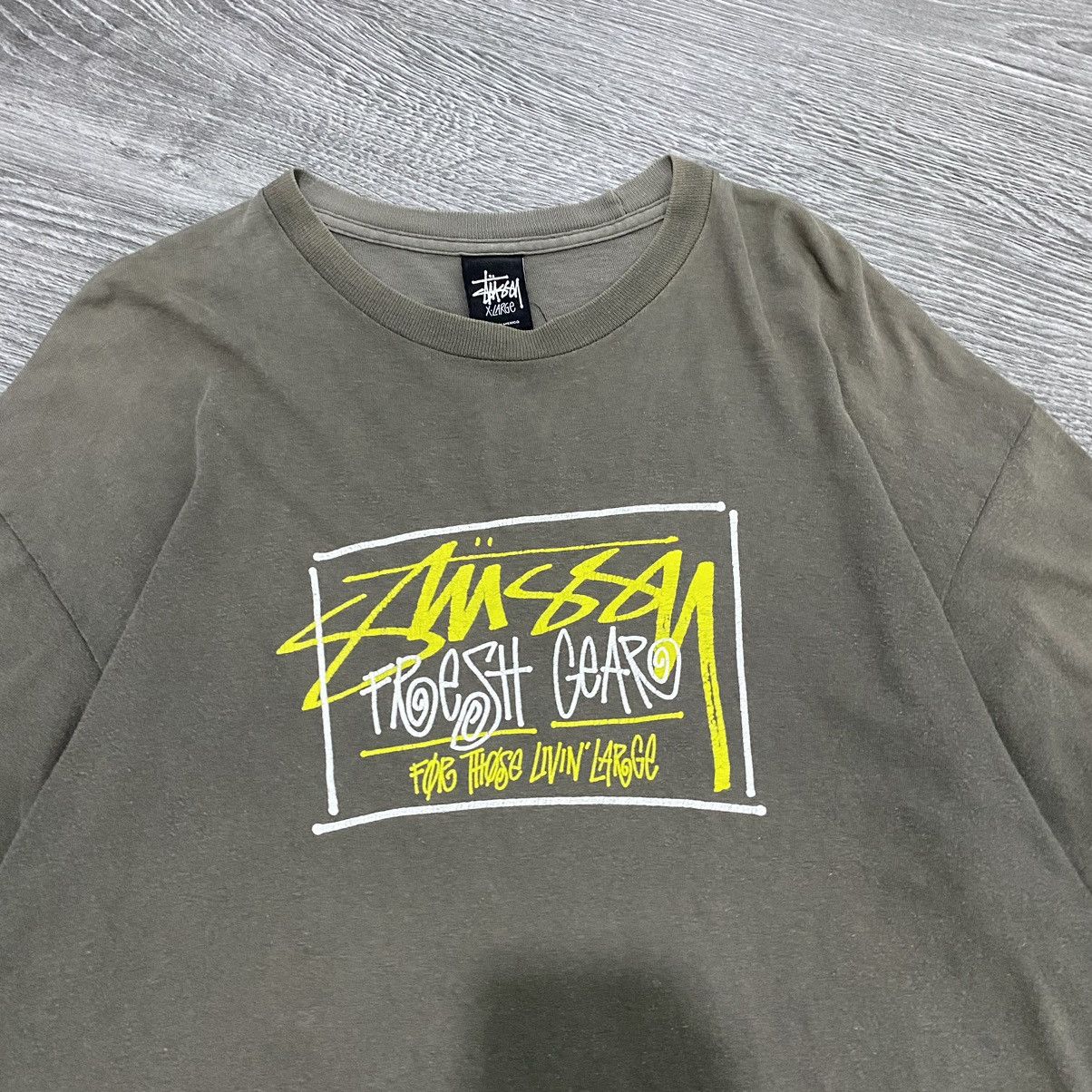 Stussy × Vintage Stussy Fresh Gear Tee Size US XL / EU 56 / 4 - 2 Thumbnail