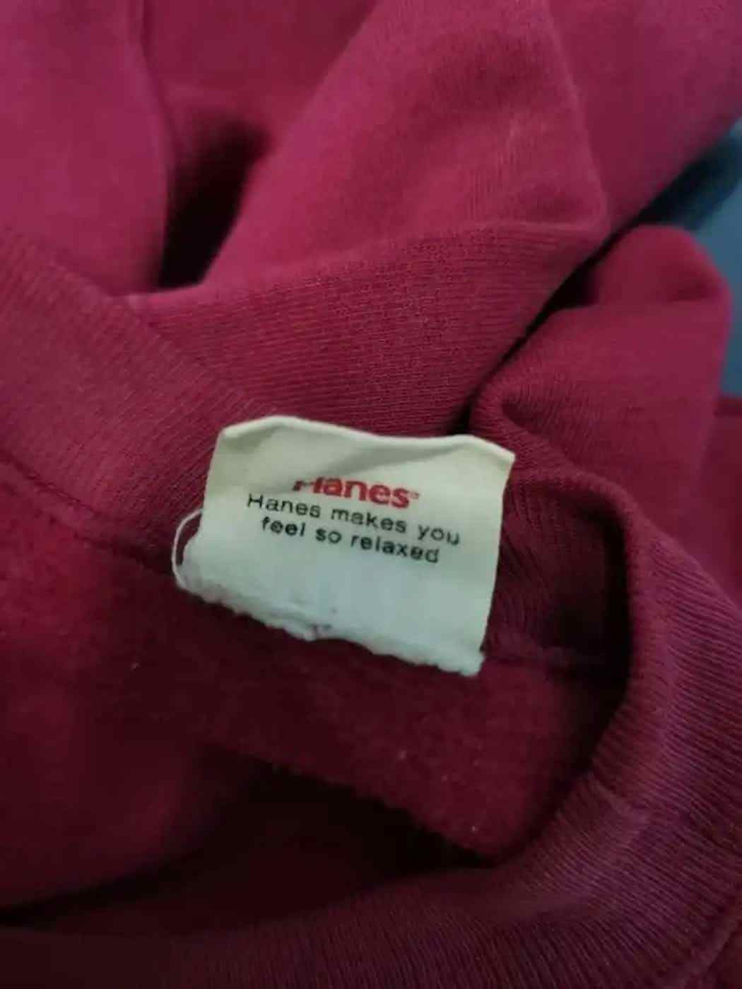 Hanes Vintage USA Hanes Big Logo Sweatshirt Size US XXL / EU 58 / 5 - 12 Thumbnail