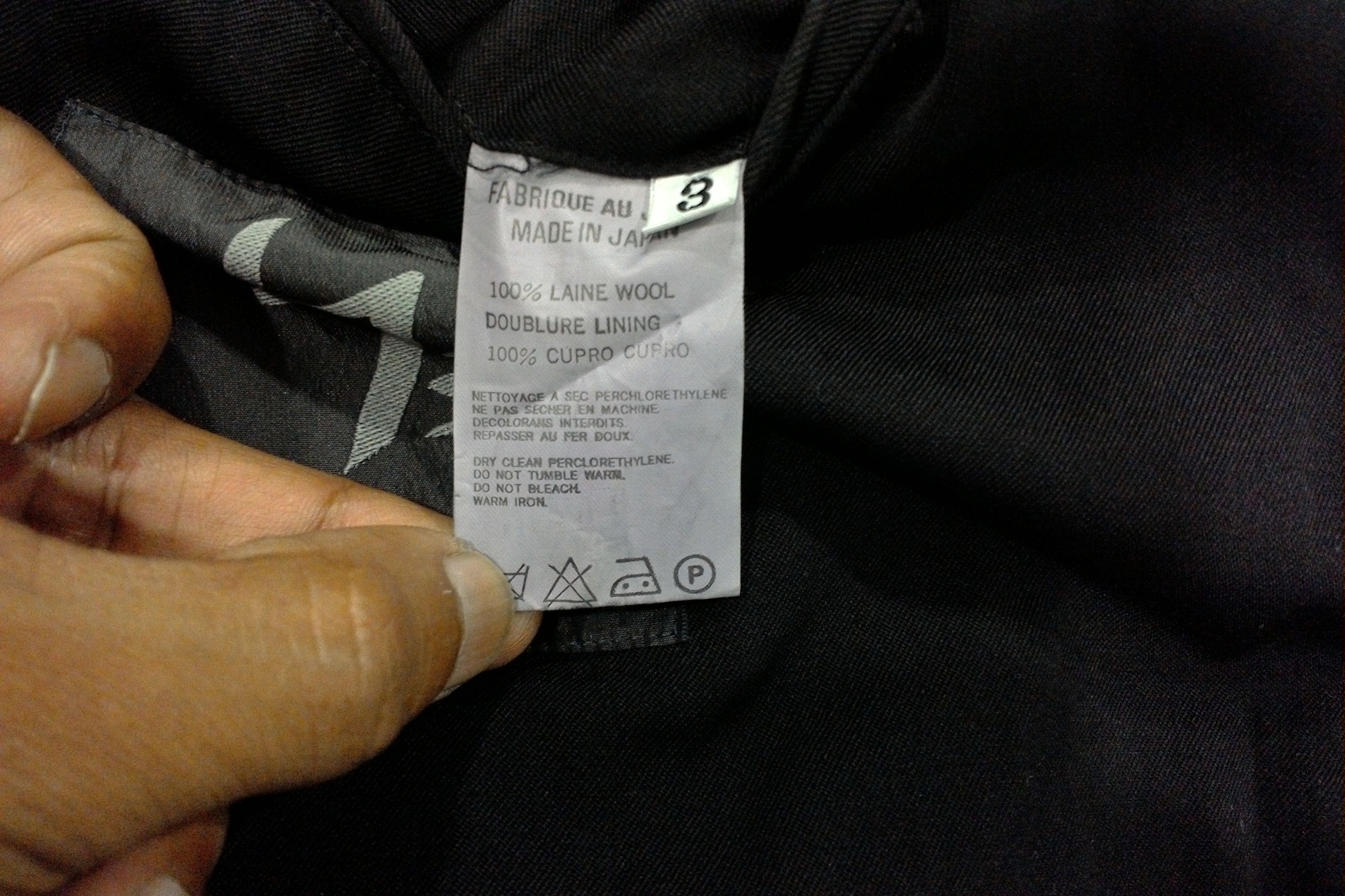Designer × Y's × Yohji Yamamoto Vintage Black YS Blazer Jacket Size US L / EU 52-54 / 3 - 6 Thumbnail
