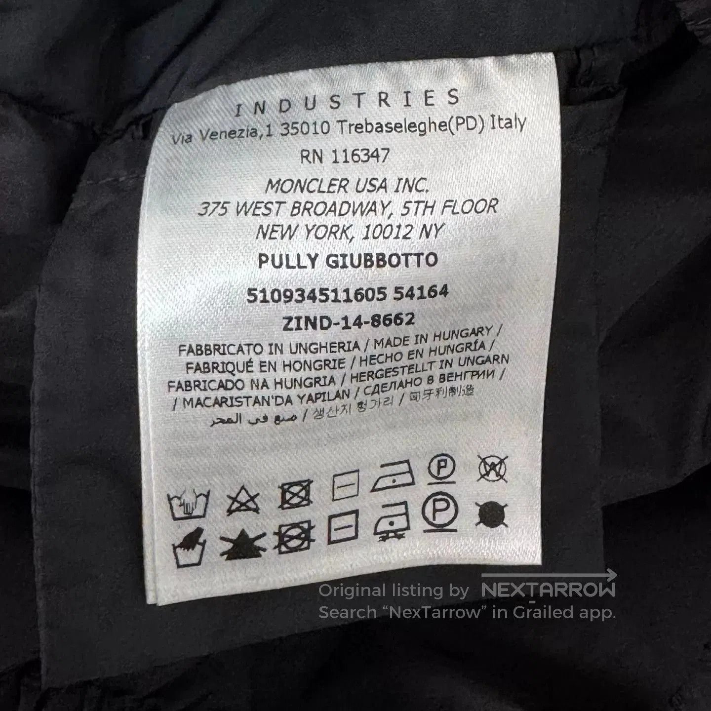 Moncler Moncler Black Logo Zip Jacket Size 2. Size US M / EU 48-50 / 2 - 4 Thumbnail
