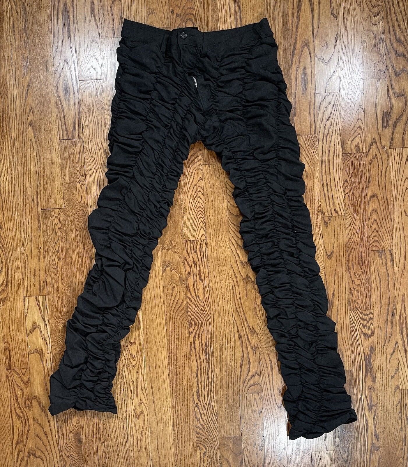 Comme des Garcons COMME des GARCONS CDG Runway Ruffle Pants Black Size XS Size US 28 / EU 44 - 6 Thumbnail