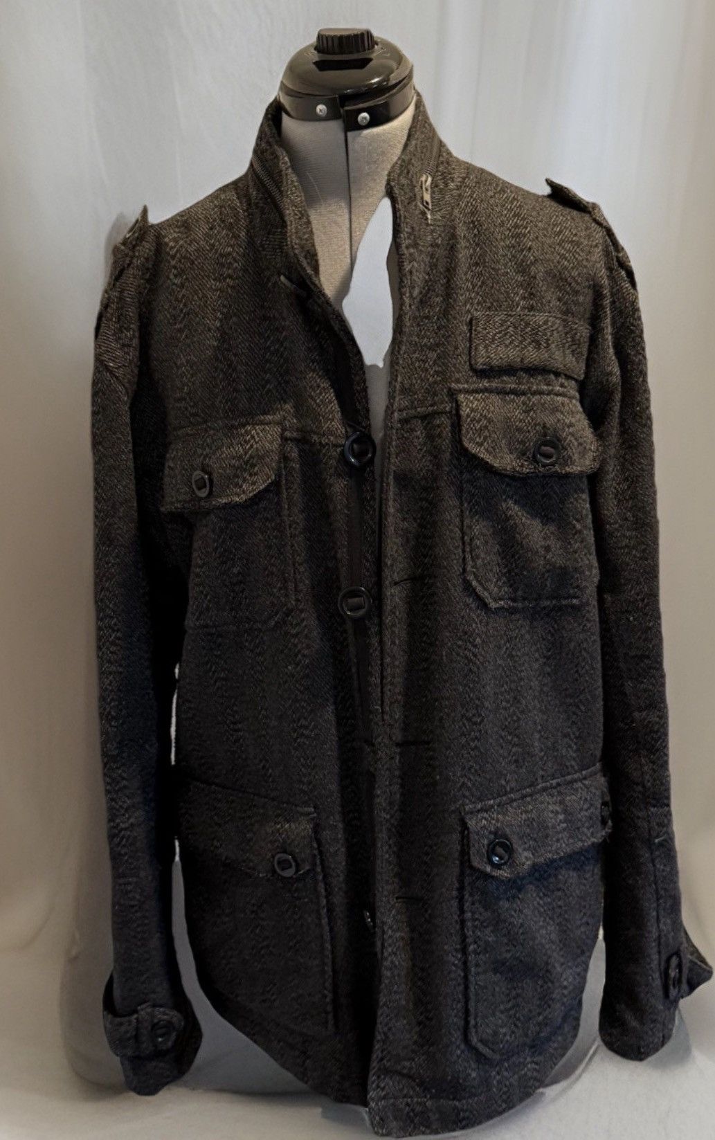 BKE Buckle BKE Jacket Mens Medium Gray Size US M / EU 48-50 / 2 - 1 Thumbnail