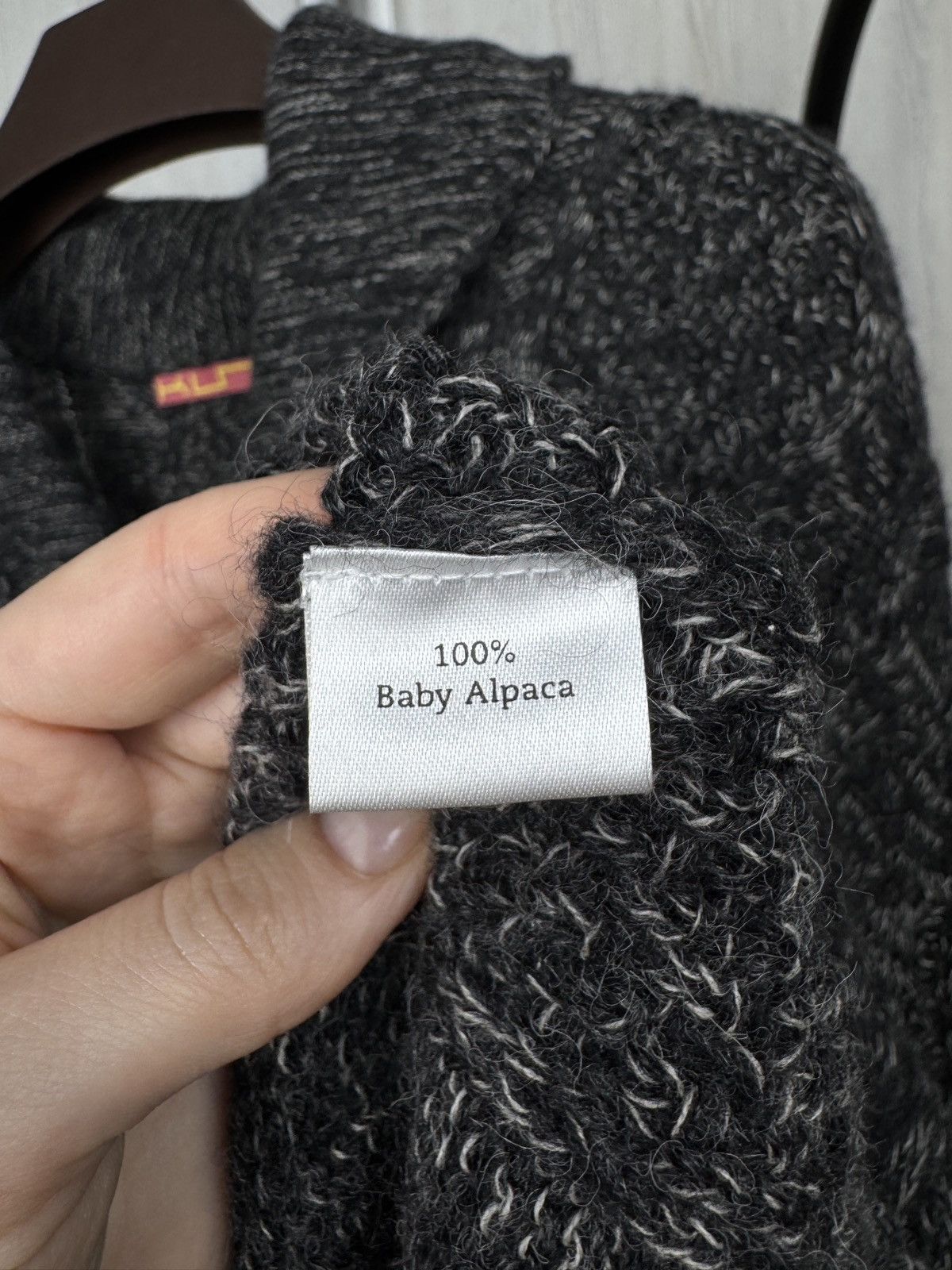 KUNA Kuna pure Baby Alpaca grey sweater cardigan men’s L Size US L / EU 52-54 / 3 - 10 Thumbnail