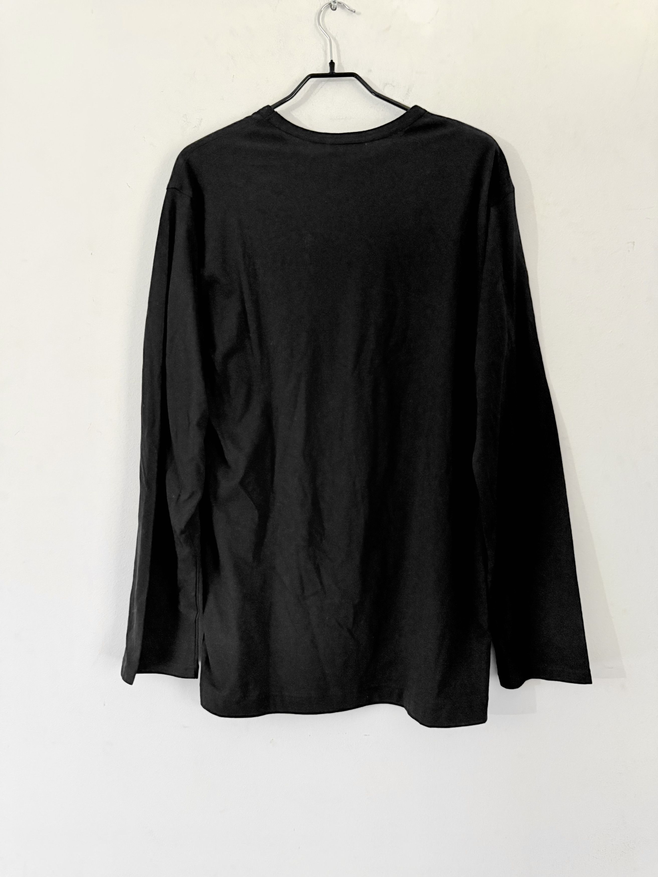 Yohji Yamamoto YOHJI YAMAMOTO Black Print Long Sleeve T-Shirt Size US L / EU 52-54 / 3 - 3 Thumbnail
