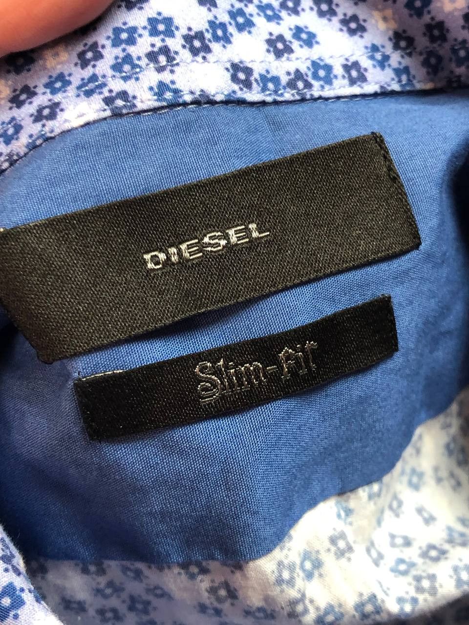 Diesel Vintage Diesel Flowers Print Slim Fit Y2K Shirt Size M Size US M / EU 48-50 / 2 - 2 Thumbnail