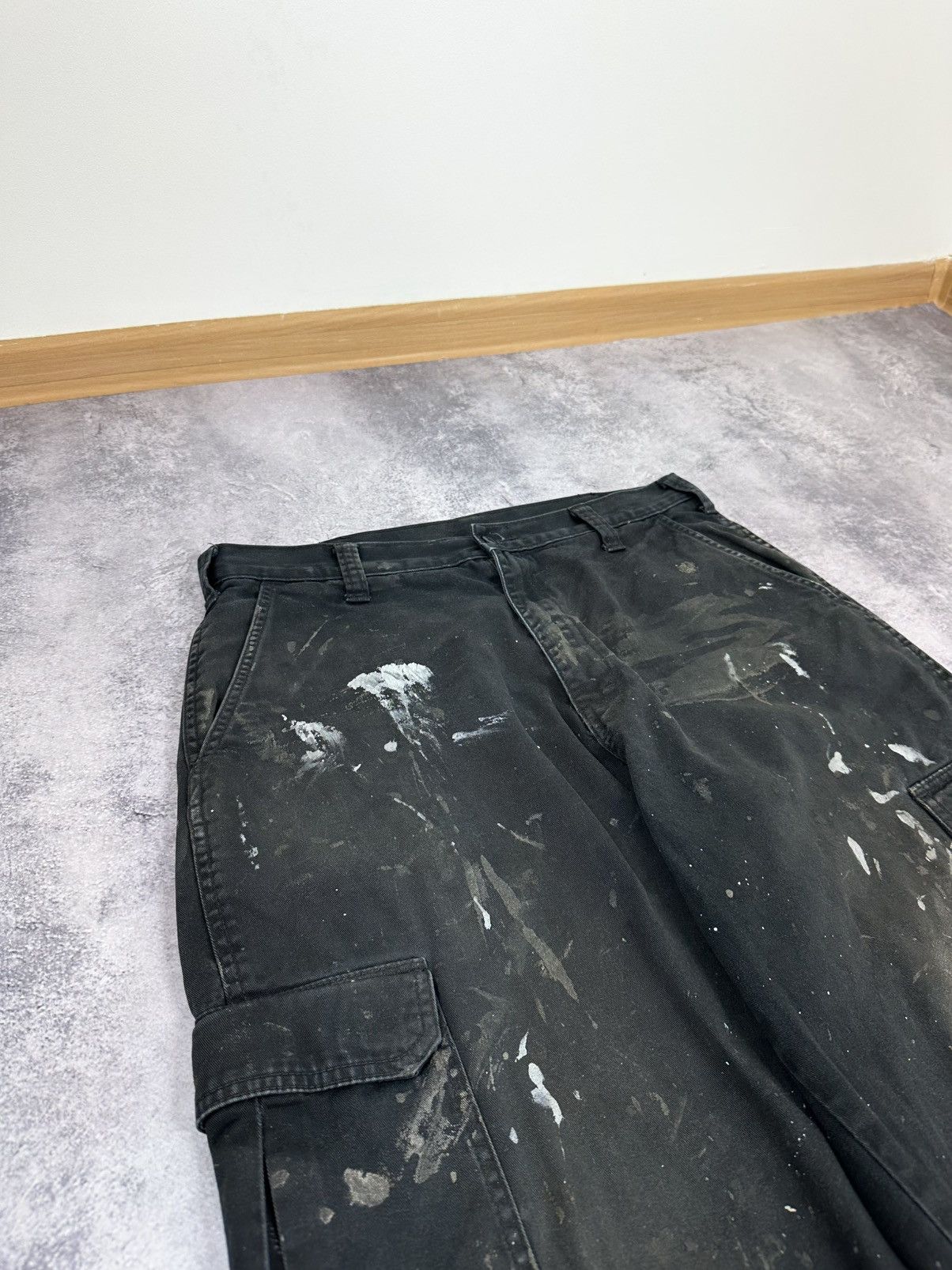 Dickies Vintage Dickies Cargo Distressed Baggy USA Faded Work Pants Size US 32 / EU 48 - 15 Thumbnail