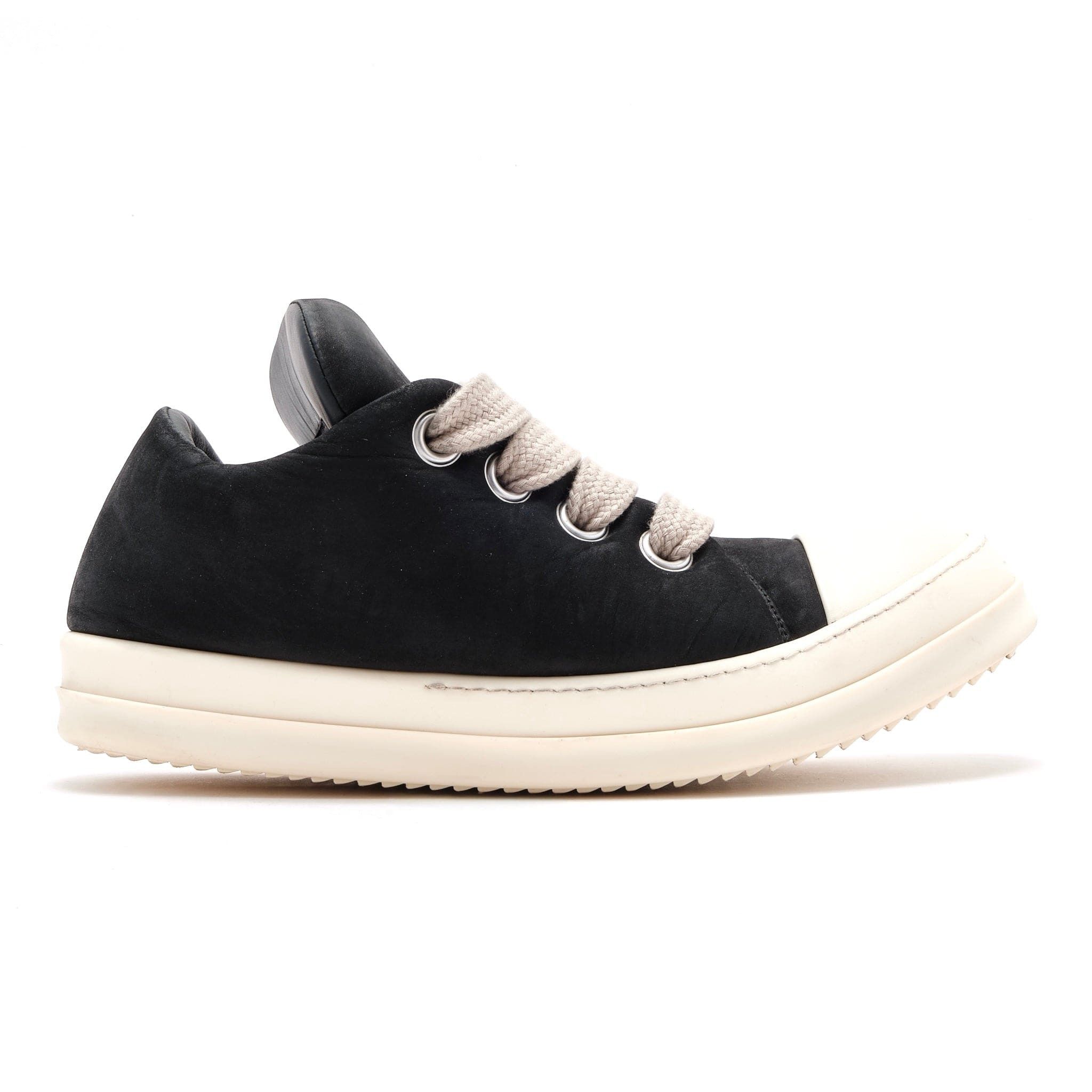 Rick Owens RICK OWENS - Jumbo Lace Low Black Milk | Grailed