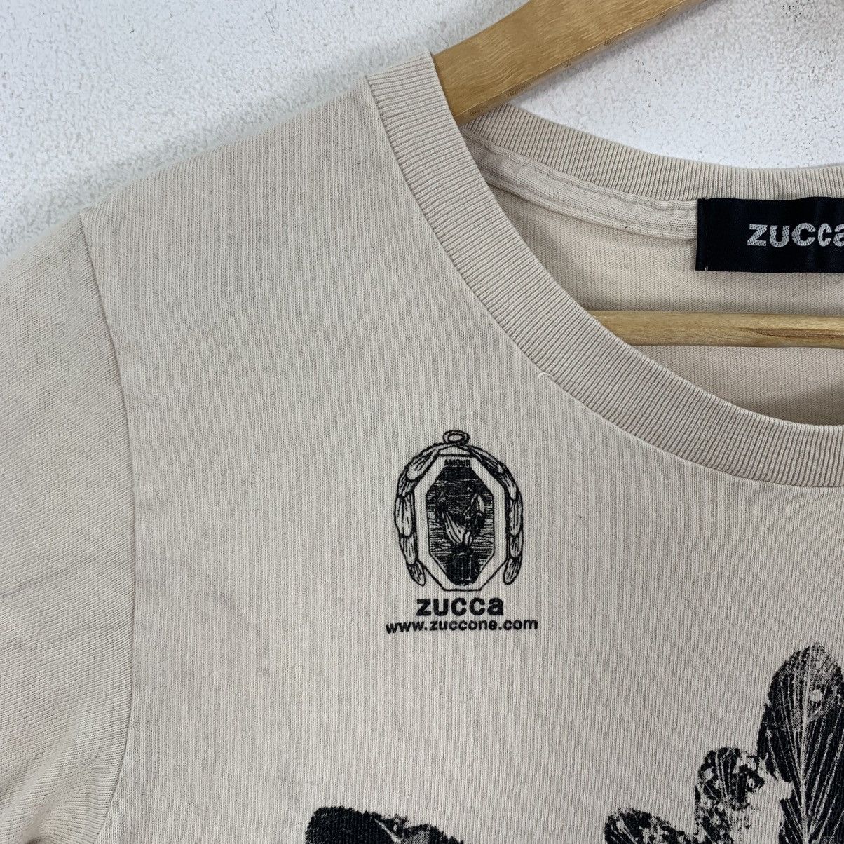 CABANE de ZUCCa CABANE DE ZUCCA Feather Japanese Brand Short Sleeve Tshirt Size M / US 6-8 / IT 42-44 - 4 Thumbnail