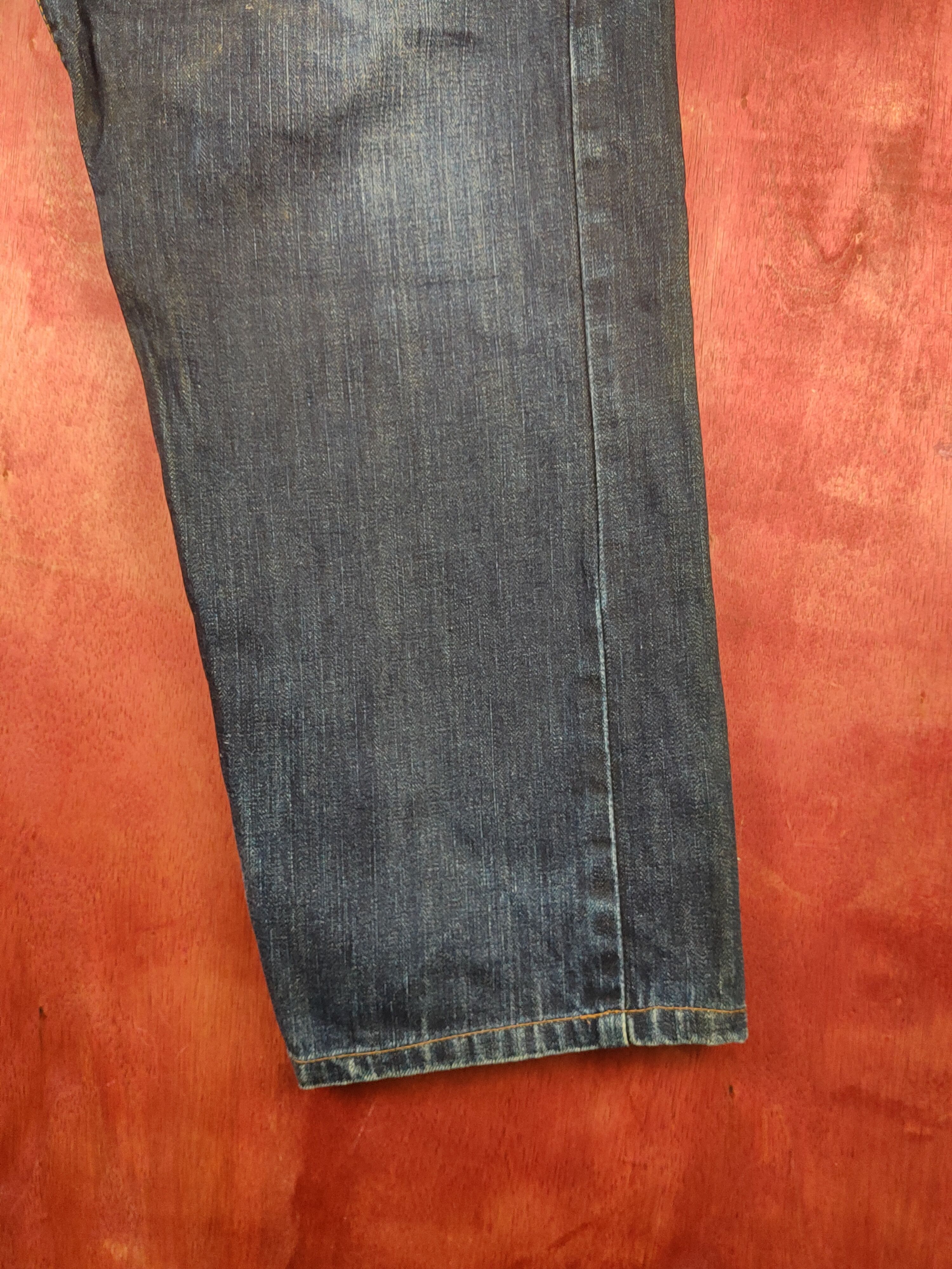 Levi's Levi's Dark Blue Distressed Ripped Jeans #S1882 Size US 31 - 6 Thumbnail