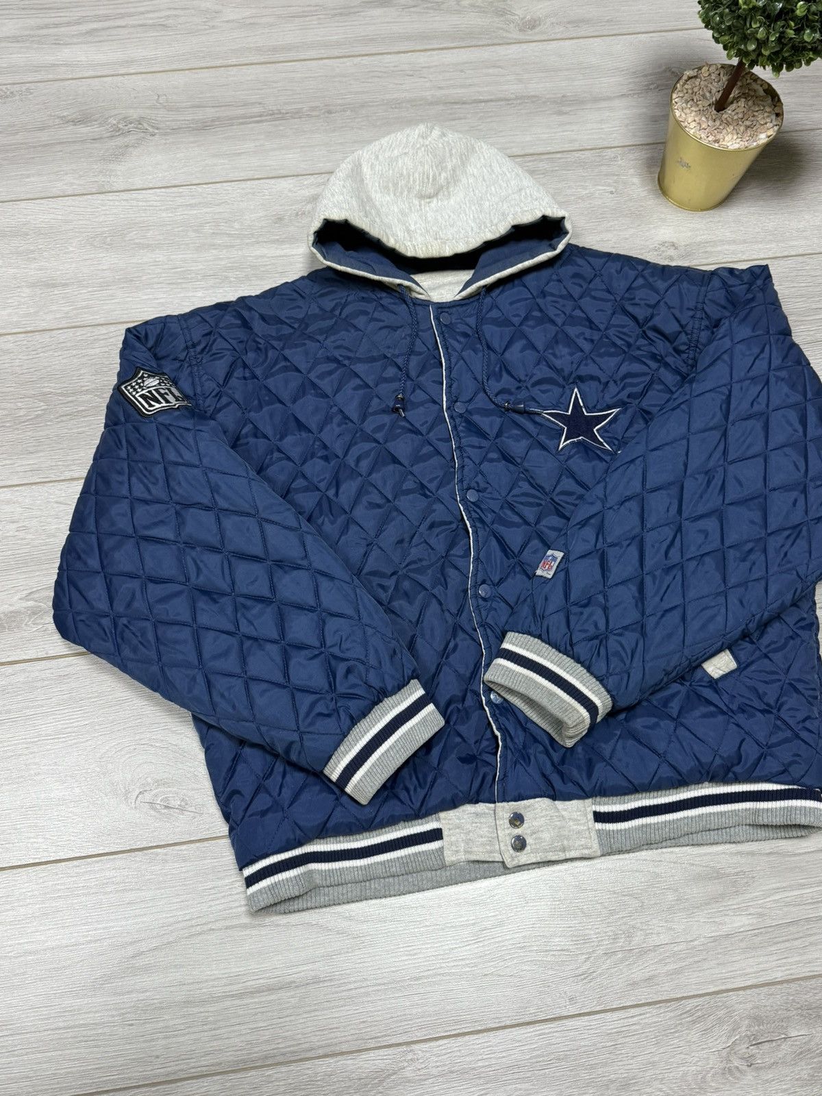 Logo 7 Vintage Dallas Cowboys double side Jacket bomber Size US XL / EU 56 / 4 - 12 Thumbnail