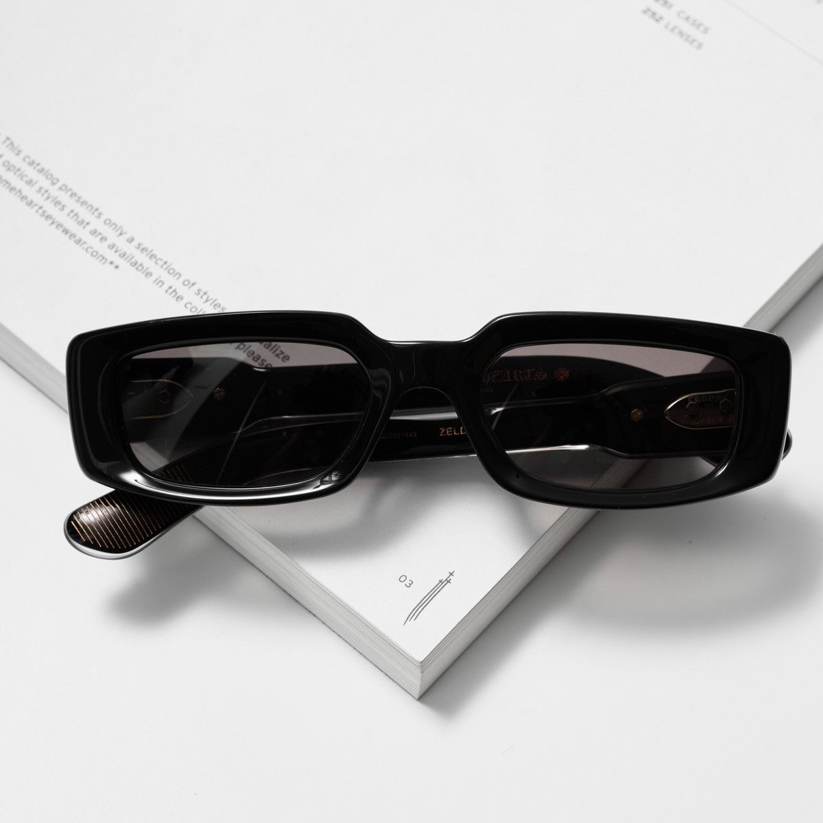 Chrome Hearts CHROME HEARTS ZELDA BLACK - 18K GOLD PLATED SUNGLASSES Size ONE SIZE - 6 Thumbnail