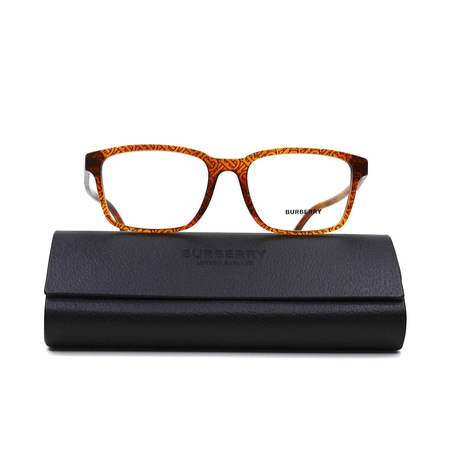 Burberry Burberry BE2308 3823 Transparent Brown/signature Eyeglasses Size ONE SIZE - 5 Thumbnail