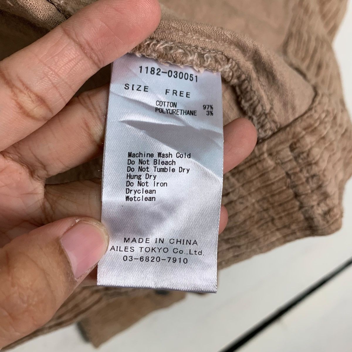 Japanese Brand ENVYM Corduroy Crop Jacket #0102-C6 Size US M / EU 48-50 / 2 - 17 Thumbnail