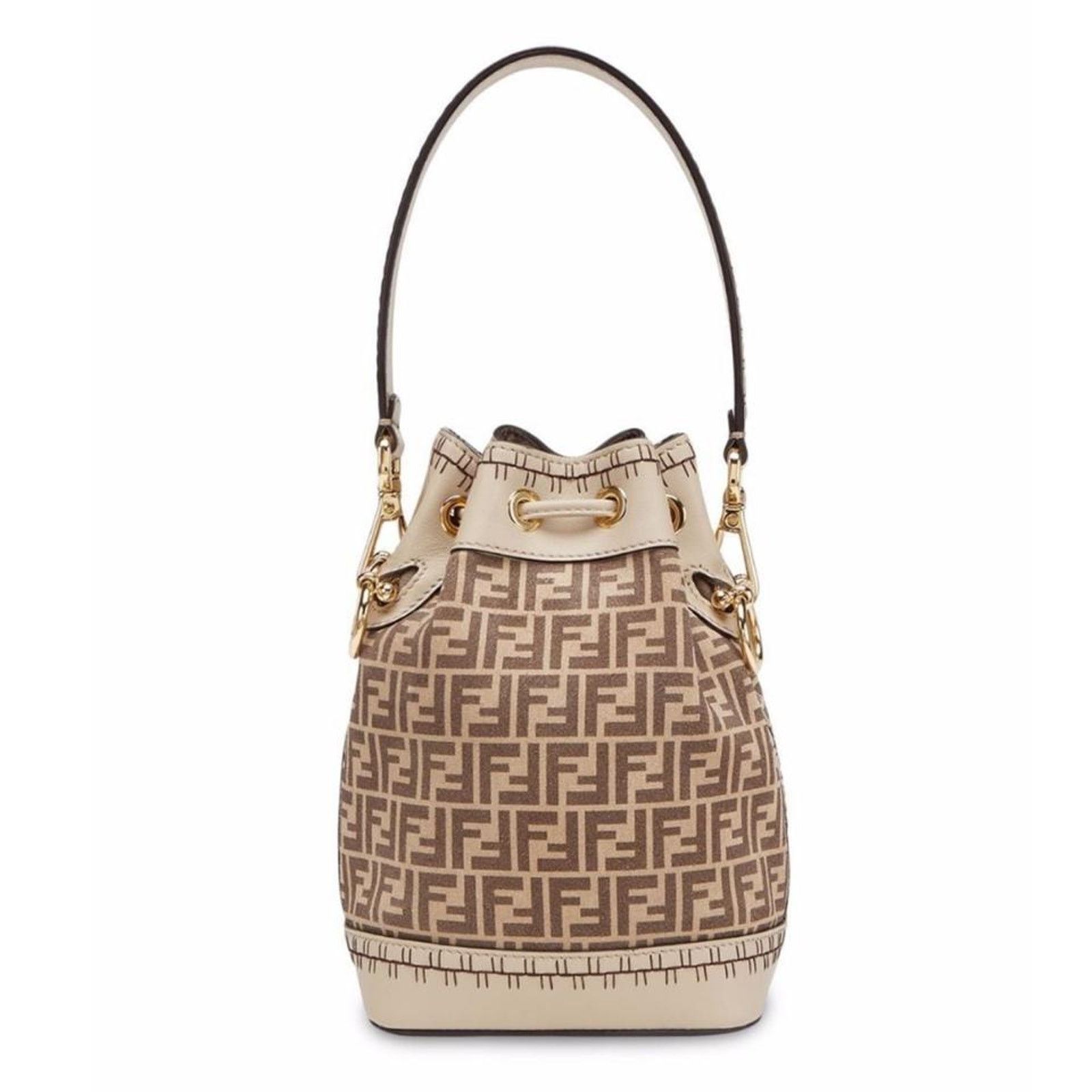 Fendi Mon Tresor mini FF logo bucket bag Size ONE SIZE - 2 Thumbnail