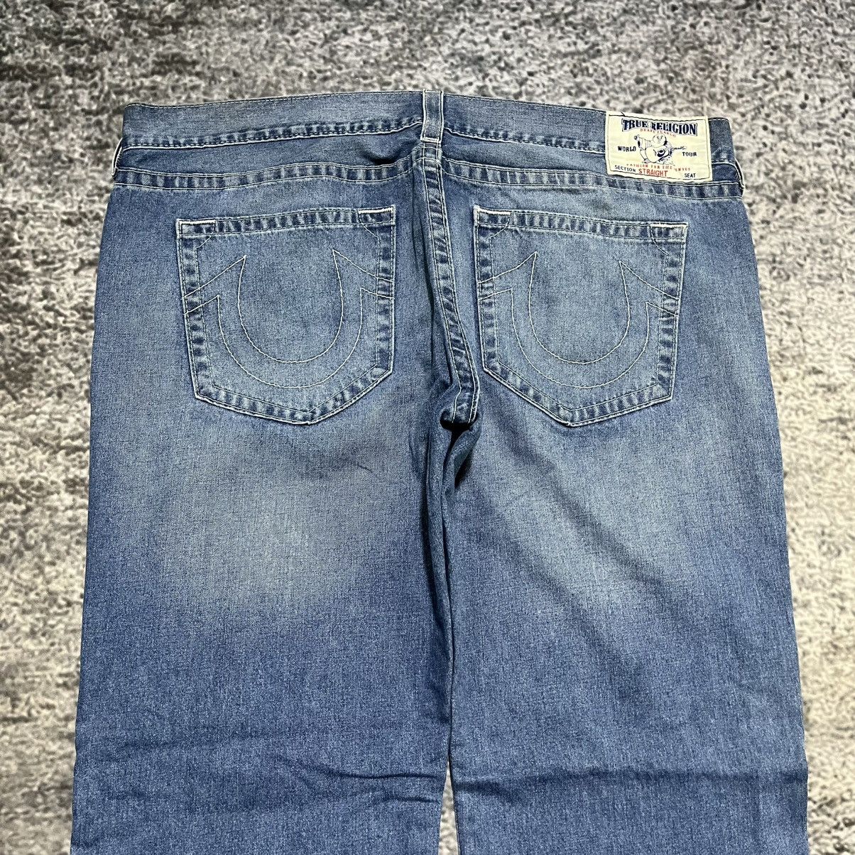 True Religion True Religion Blue Straight Fit Denim Y2K Hip-Hop Jeans Size US 44 / EU 60 - 3 Thumbnail