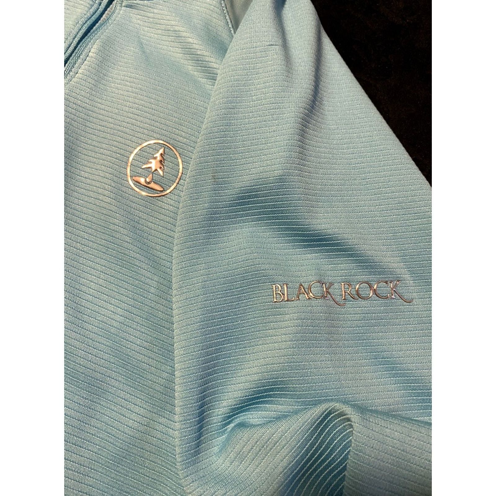 Vintage LEVELWEAR Women’s Blue 1/4 Zip Band Collar Pullover Top L Activewear Jersey Athletic Modern Size L / US 10 / IT 46 - 3 Thumbnail