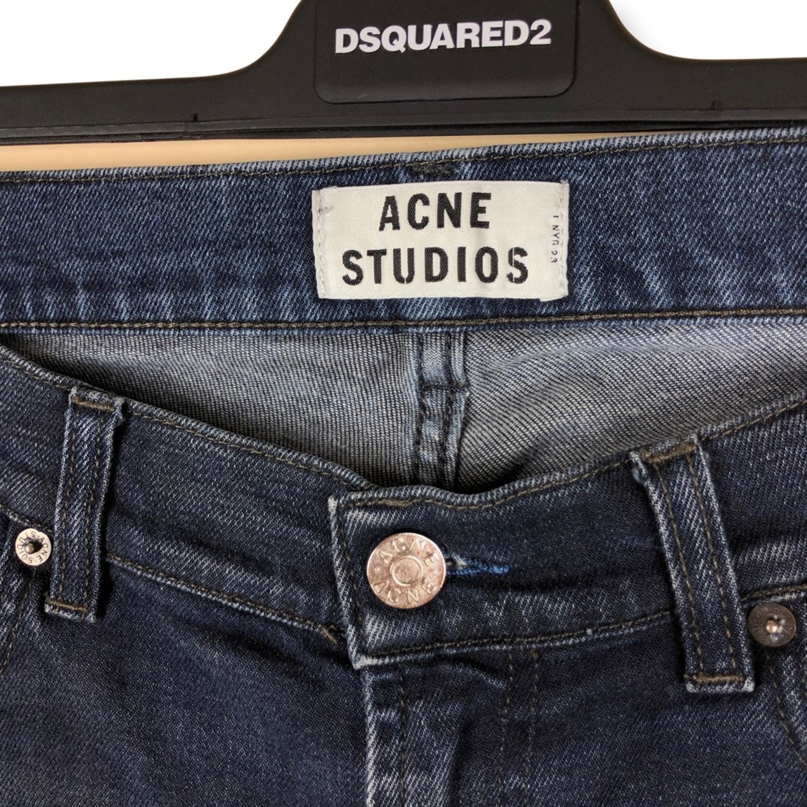 Acne Studios Acne Studios Ace Oreo Jeans Size US 33 - 5 Thumbnail