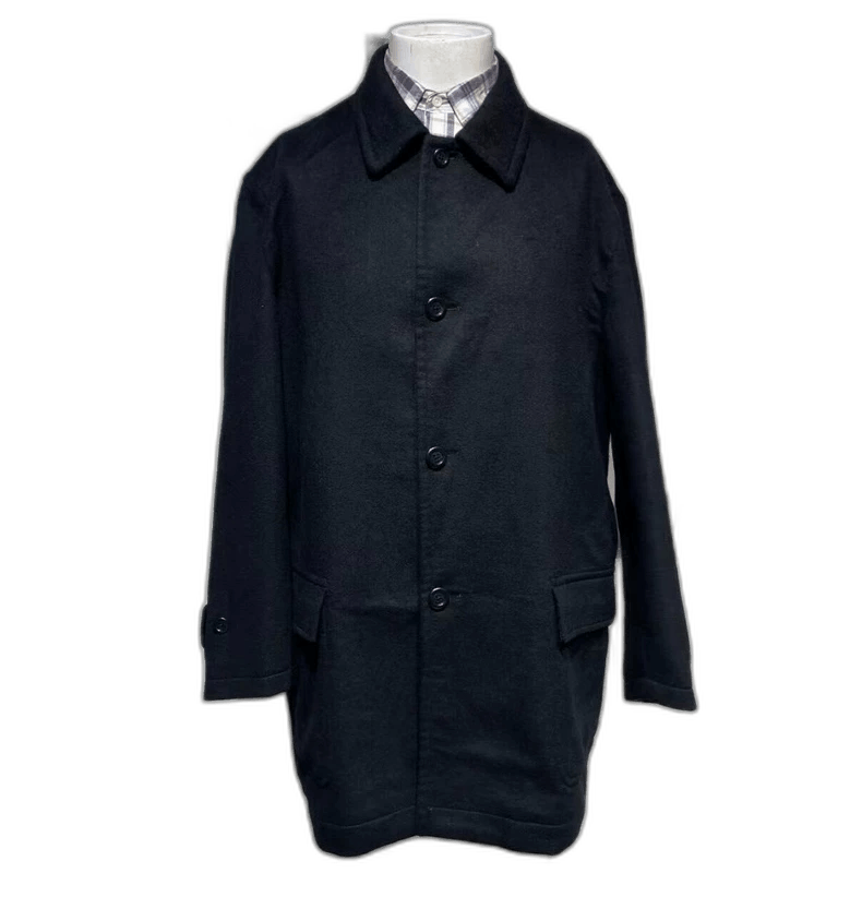 Givenchy Givenchy Givenchy Black Wool Coat for Men -2507 Size US M / EU 48-50 / 2 - 1 Thumbnail