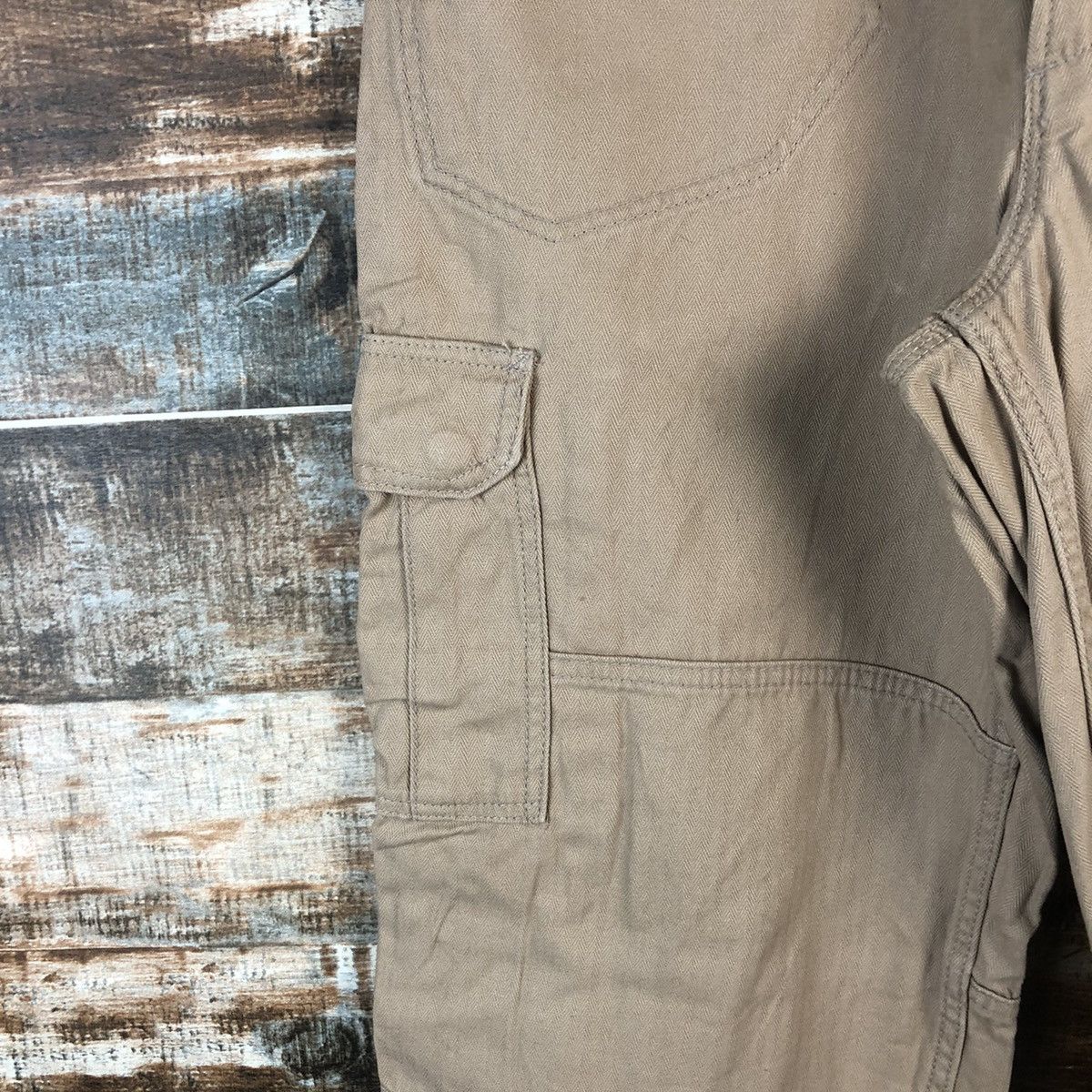 Japanese Brand DL Even River Brown Cargo Multipocket Pants #C703 Size US 30 / EU 46 - 9 Thumbnail
