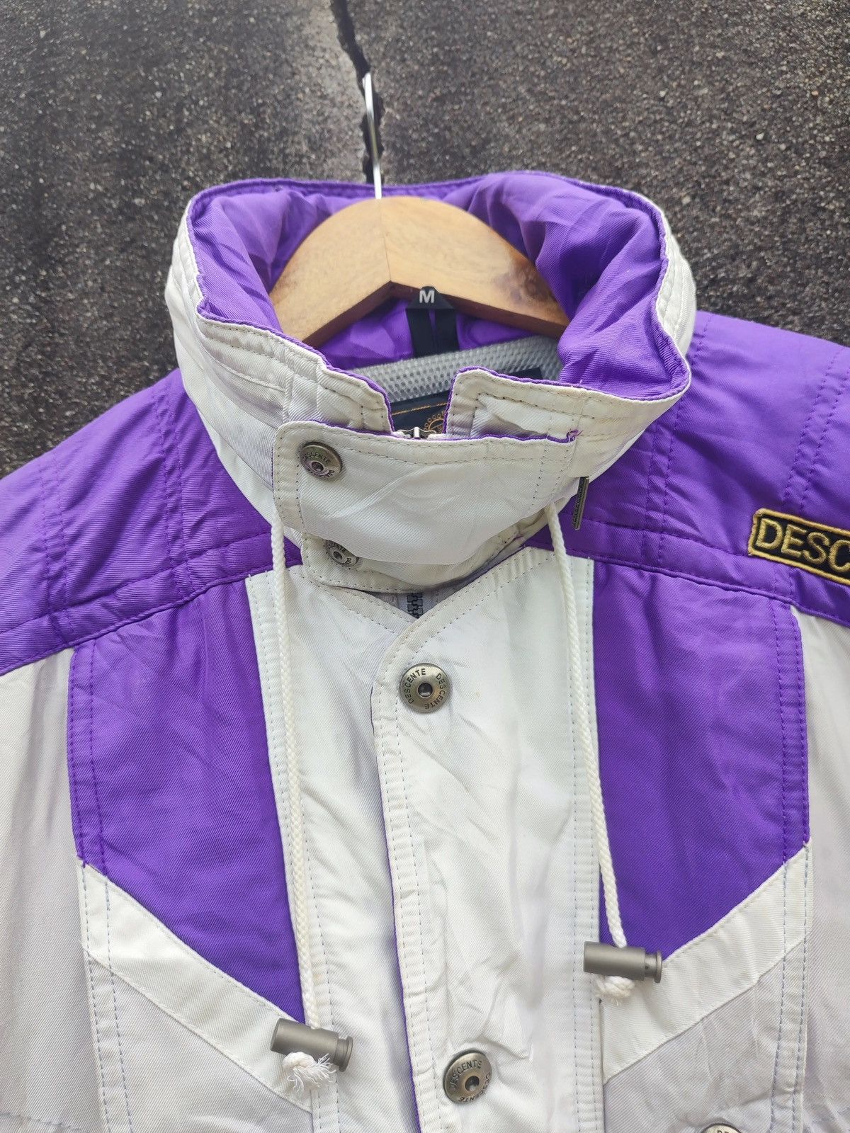 Descente × Vintage Vintage Descente Racing Equipment Jacket – White & Purple Size US M / EU 48-50 / 2 - 2 Thumbnail