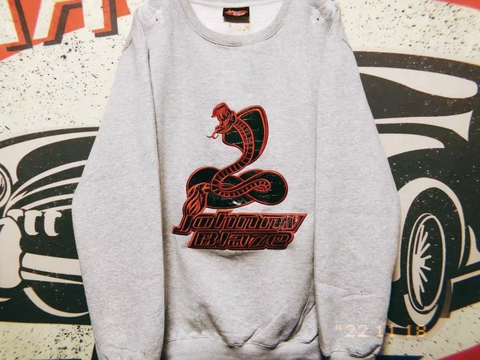 JNCO johnny blaze snake hoodie Size US XL / EU 56 / 4 - 1 Thumbnail