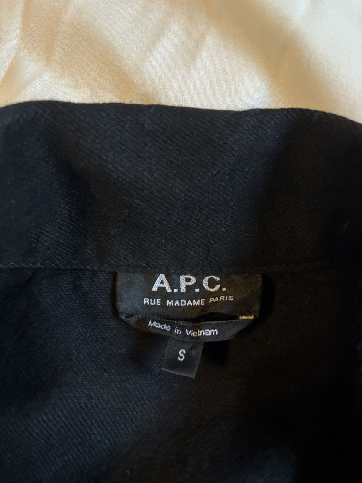 A.P.C. A.P.C. Black jean jacket Size US S / EU 44-46 / 1 - 3 Thumbnail