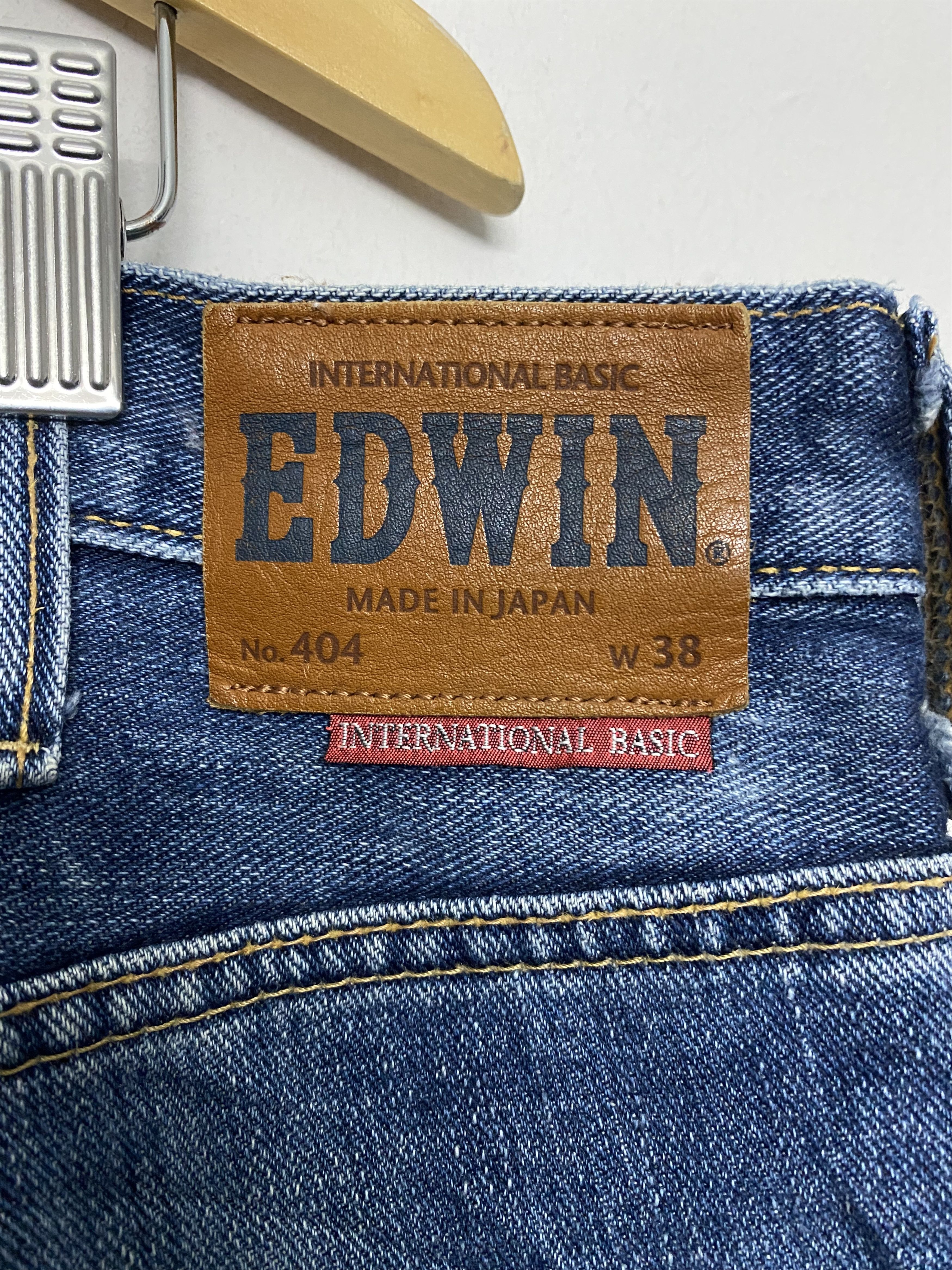 Edwin Edwin 404 MADE IN JAPAN International Basic Denim Jeans W38 Size US 40 / EU 56 - 11 Thumbnail