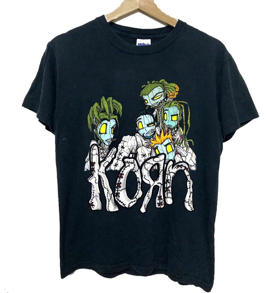 Band Tees Korn Band T-shirt Korn Rock Shirt Tee for Fan Size US XL / EU 56 / 4 - 2 Thumbnail