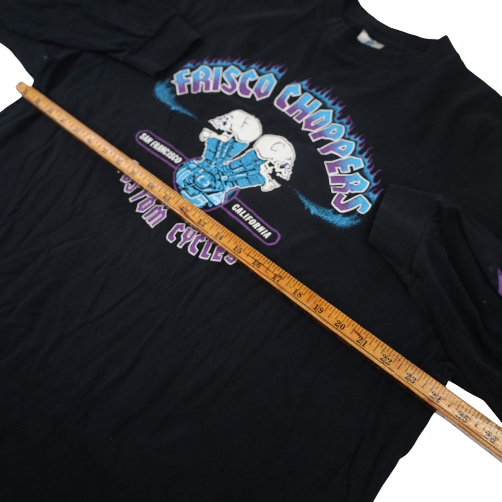 Vintage Vintage Frisco Choppers Custom Cycles Graphic T Shirt Size US XXL / EU 58 / 5 - 9 Thumbnail