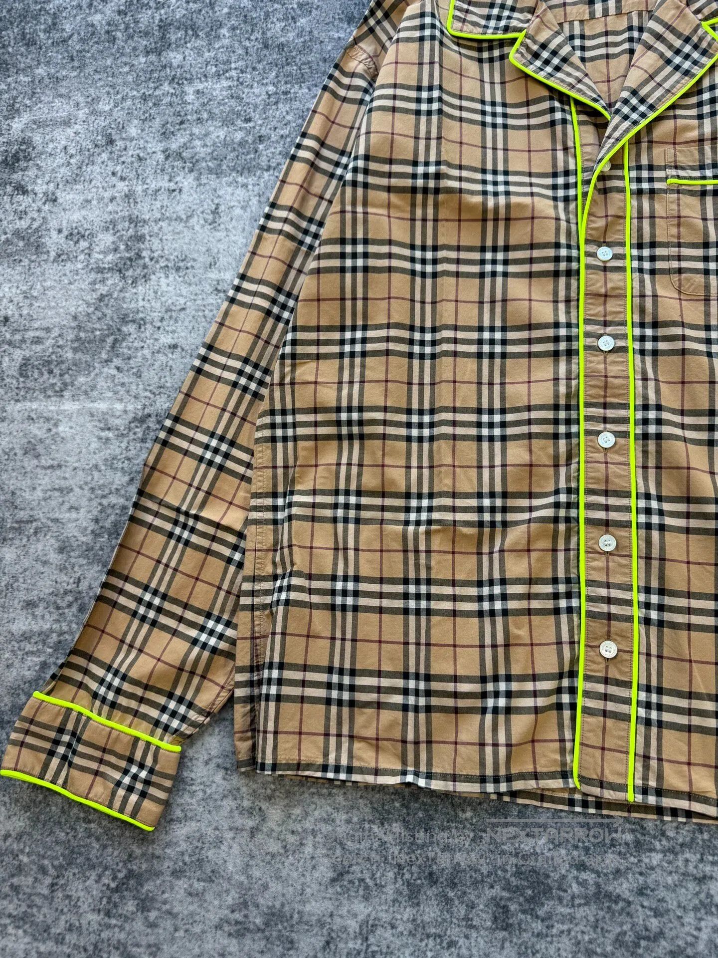 Burberry Burberry Fluorescent border plaid shirt| Size XS / US 0-2 / IT 36-38 - 5 Thumbnail