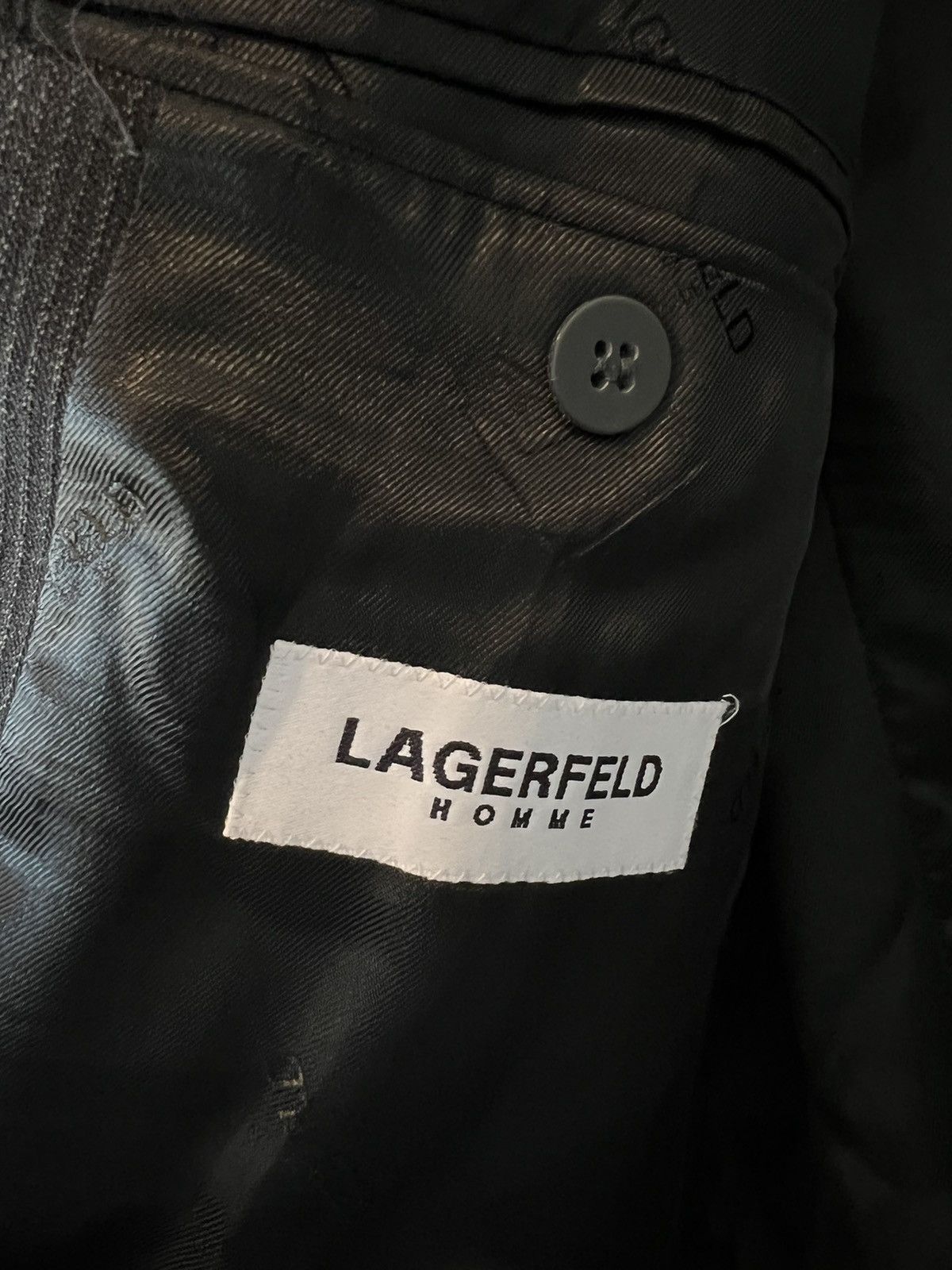 Karl Lagerfeld Wool Blazer Lagerfeld Elegant Size US L / EU 52-54 / 3 - 8 Thumbnail