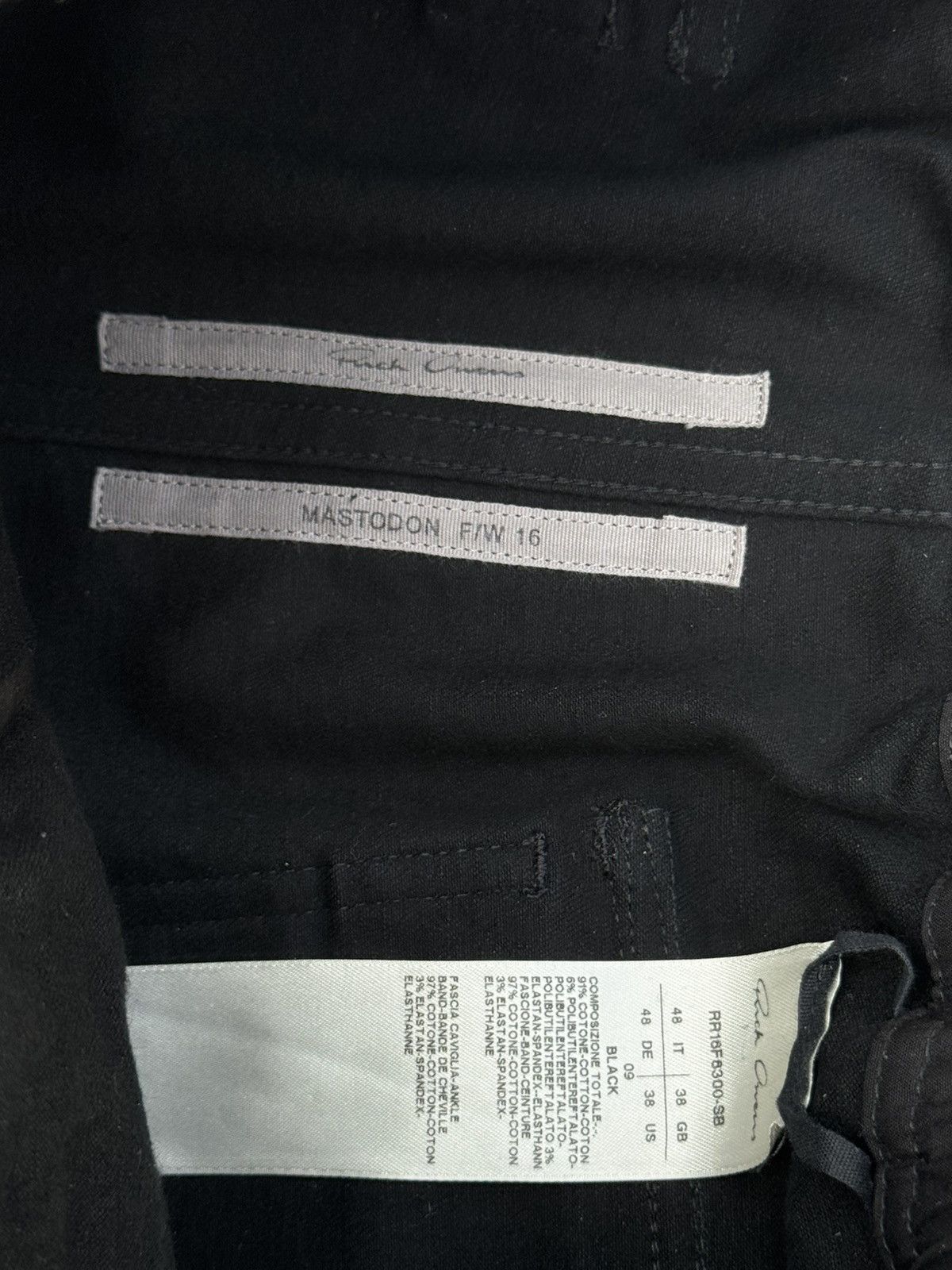 Rick Owens Rick Owens SS16 ”Mastodon” Mastodon Cargo Pants Size US 32 / EU 48 - 5 Thumbnail