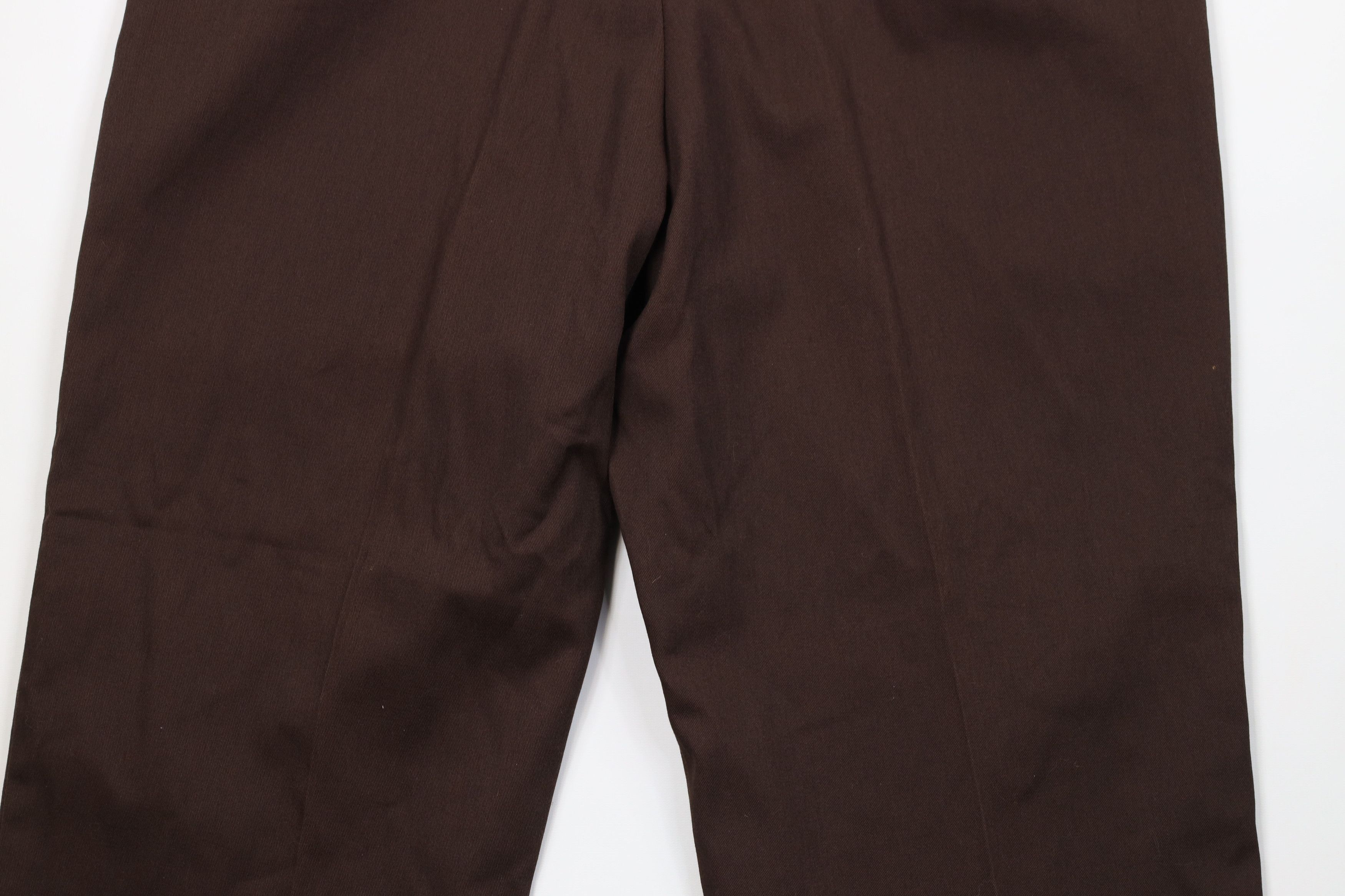 Dickies Vintage 90s Dickies Wide Leg Dungaree Pants Brown USA Size US 44 / EU 60 - 11 Thumbnail