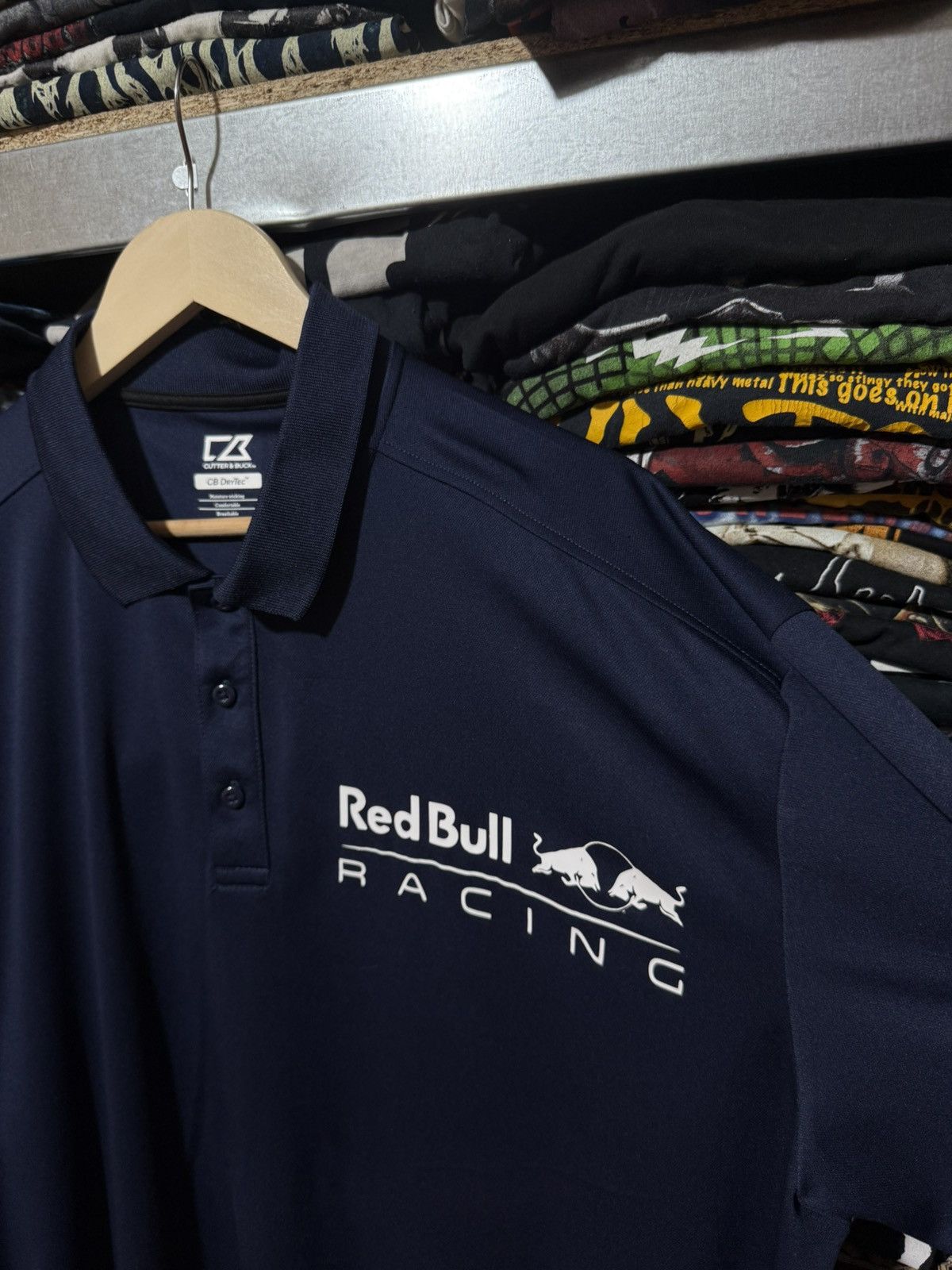Formula 1 × Red Bull Vintage Red Bull Mobil1 Racing Formula 1 Polo T-Shirt 4XL Size US XXL / EU 58 / 5 - 5 Thumbnail
