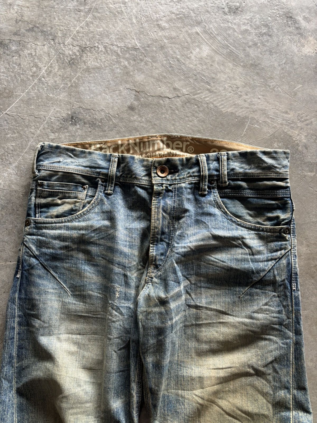 Hysteric Glamour Sick twist rusty denim backnumber japanese jeans punk grunge Size US 35 - 2 Thumbnail